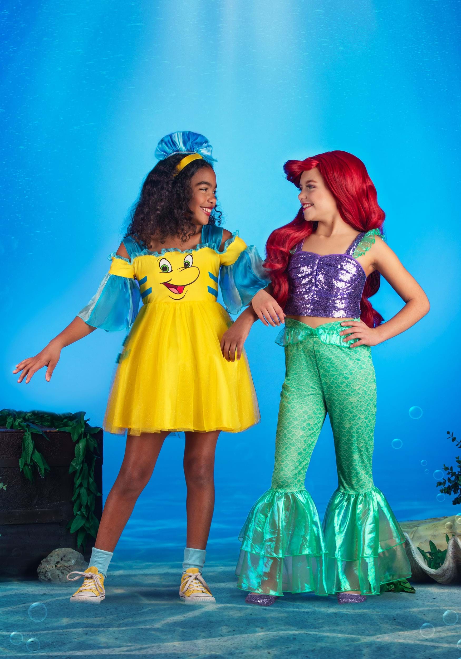 Disney The Little Mermaid Flounder Costume Dress for Girls