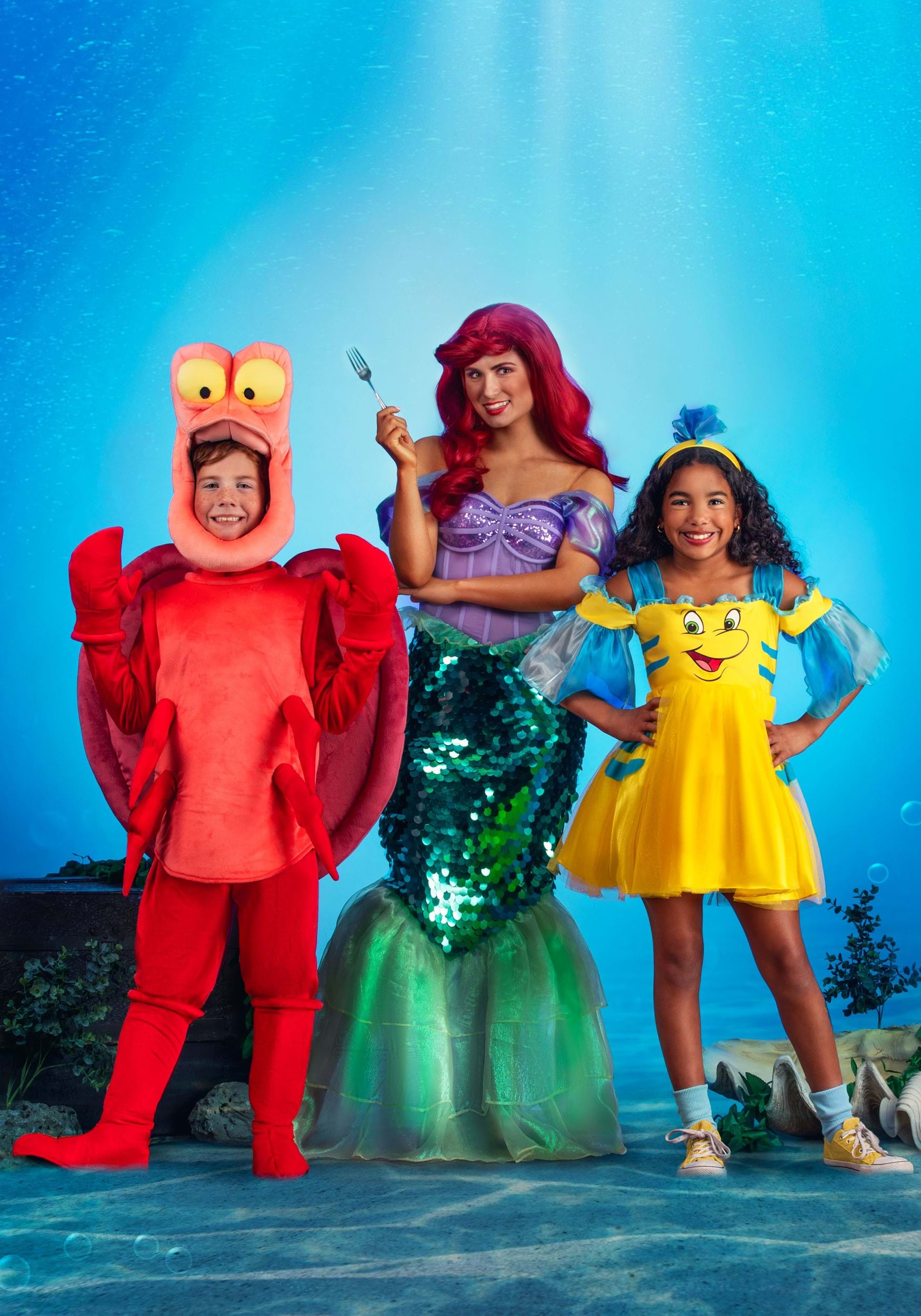 Disney The Little Mermaid Flounder Costume Dress for Girls 3 Disney The Little Mermaid Flounder Costume Dress for Girls