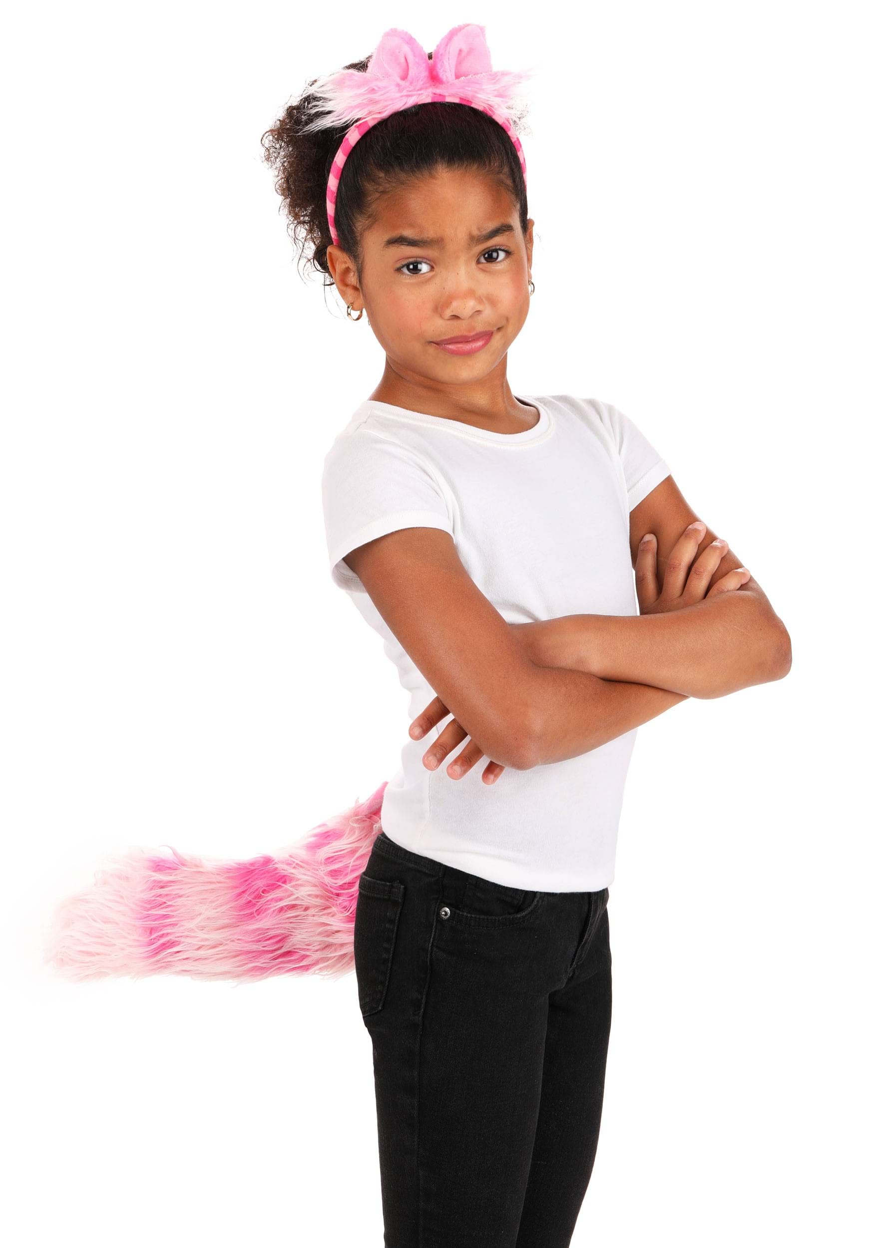 Disney Pink Cheshire Cat Ears and Tail 1 Disney Pink Cheshire Cat Ears and Tail