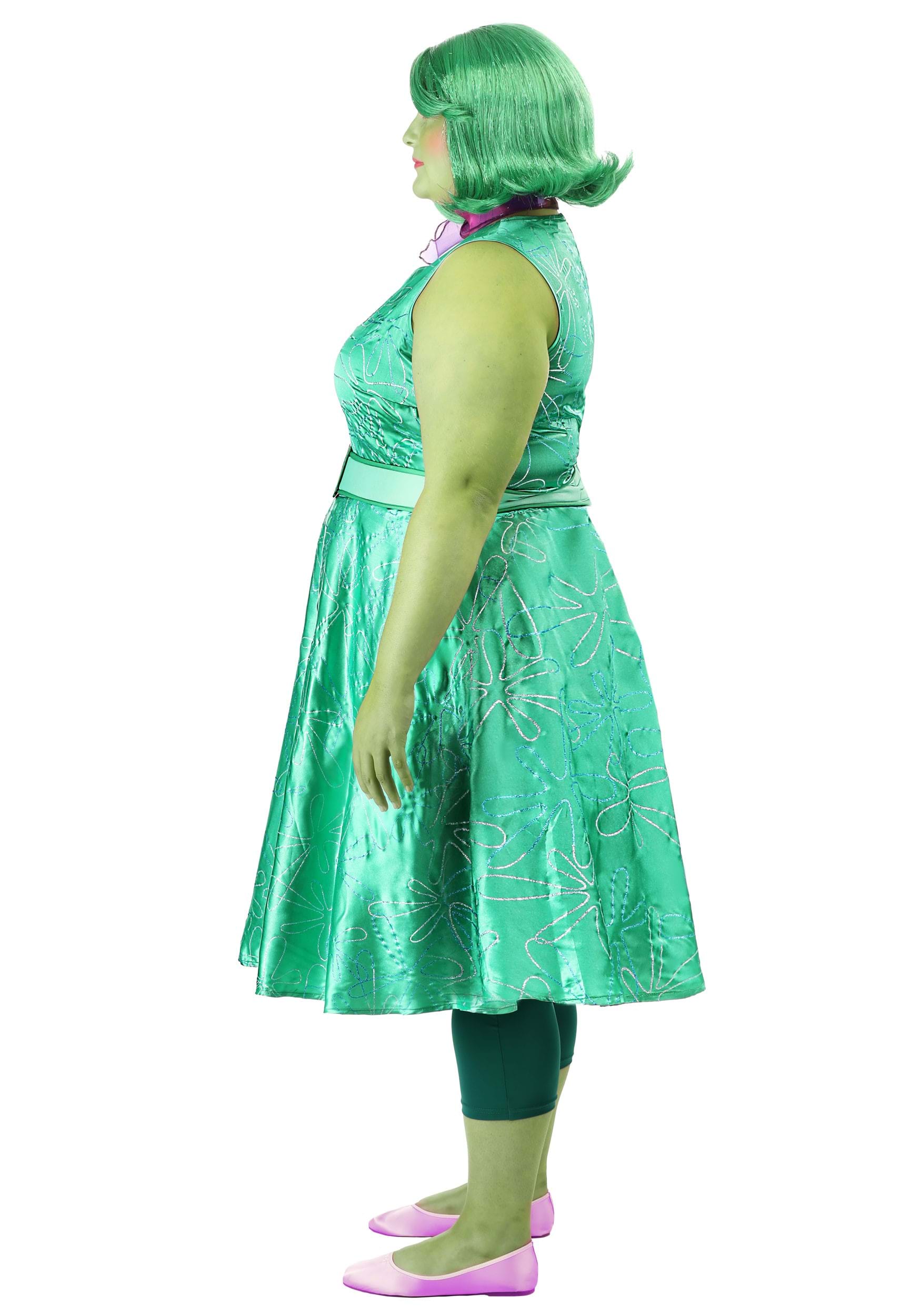Plus Size Disney and Pixar Inside Out Women's Disgust Costume 13 Plus Size Disney and Pixar Inside Out Women's Disgust Costume