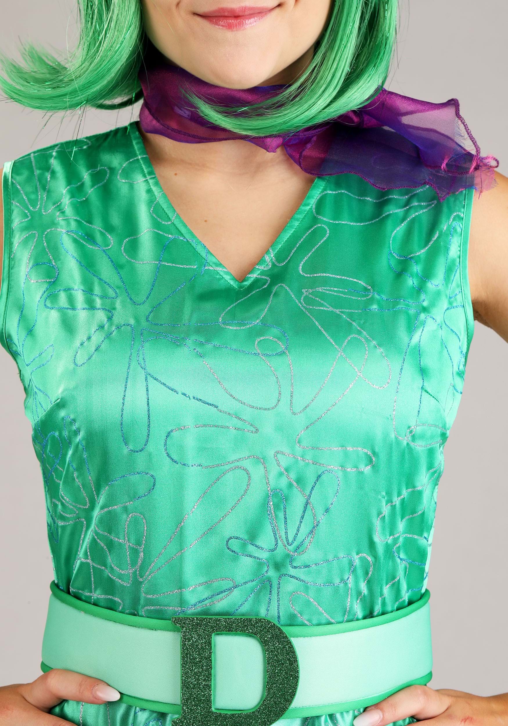 Plus Size Disney and Pixar Inside Out Women's Disgust Costume 7 Plus Size Disney and Pixar Inside Out Women's Disgust Costume