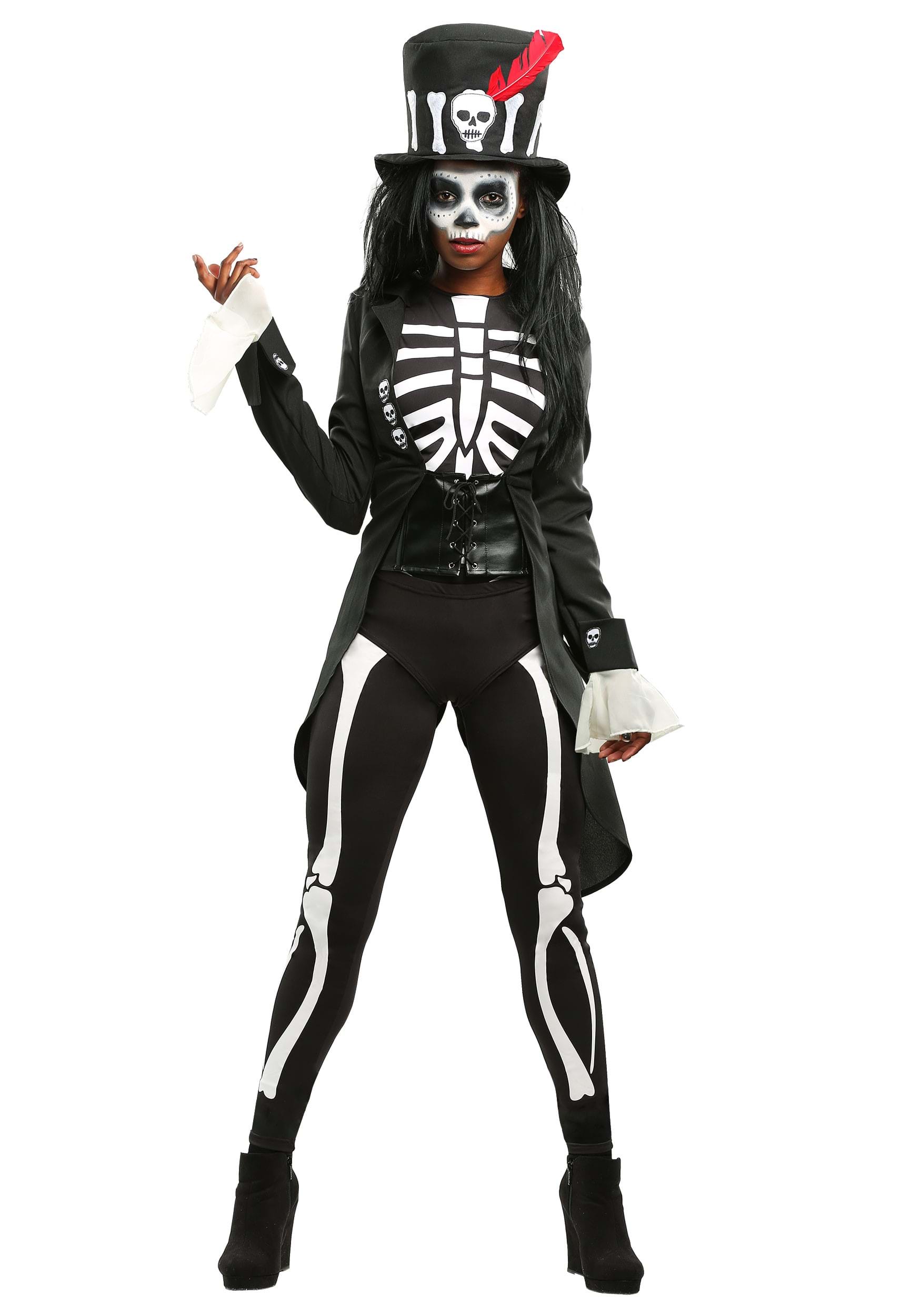 Womens Voodoo Skeleton Costume