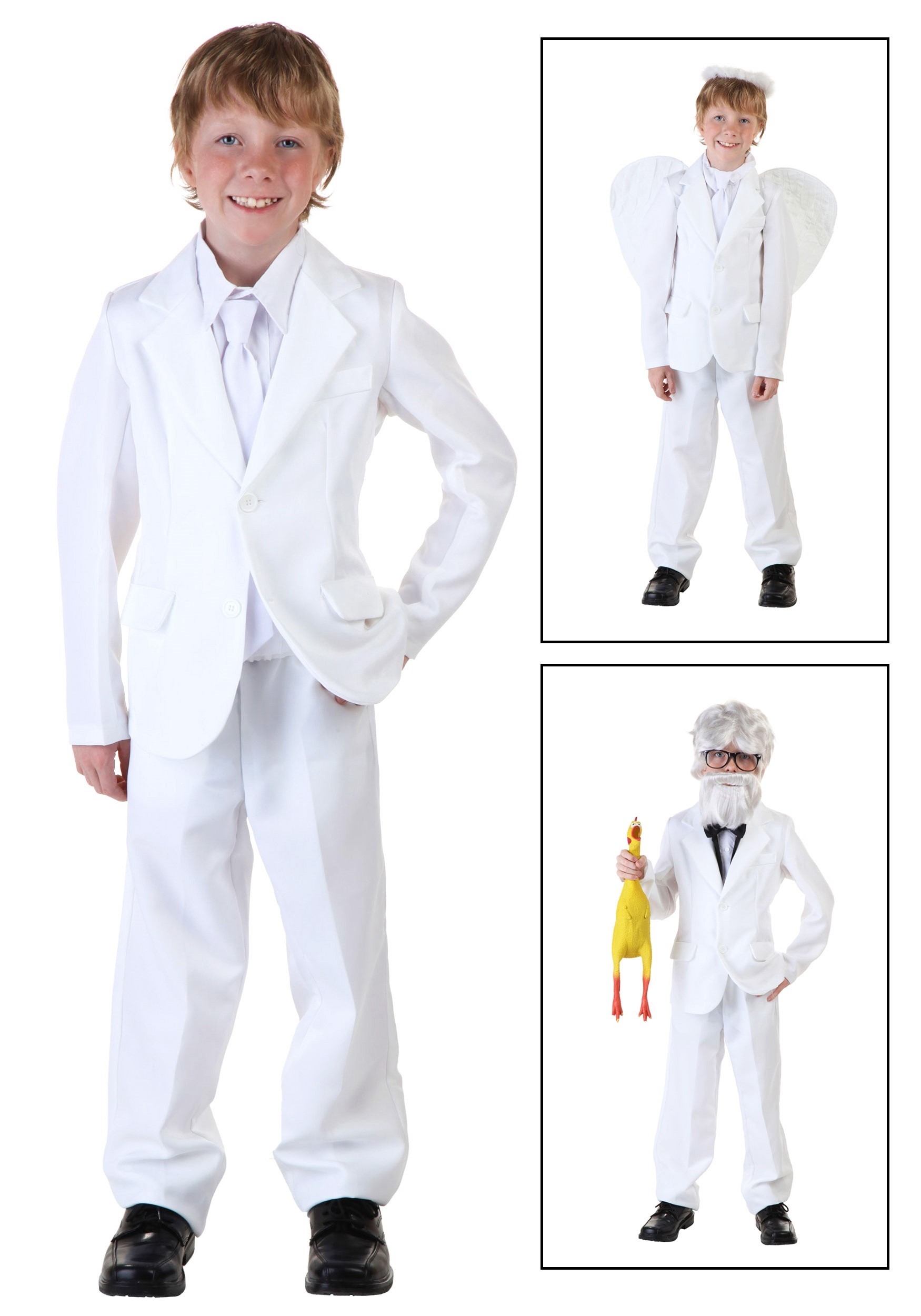 White Suit Costume for Kids