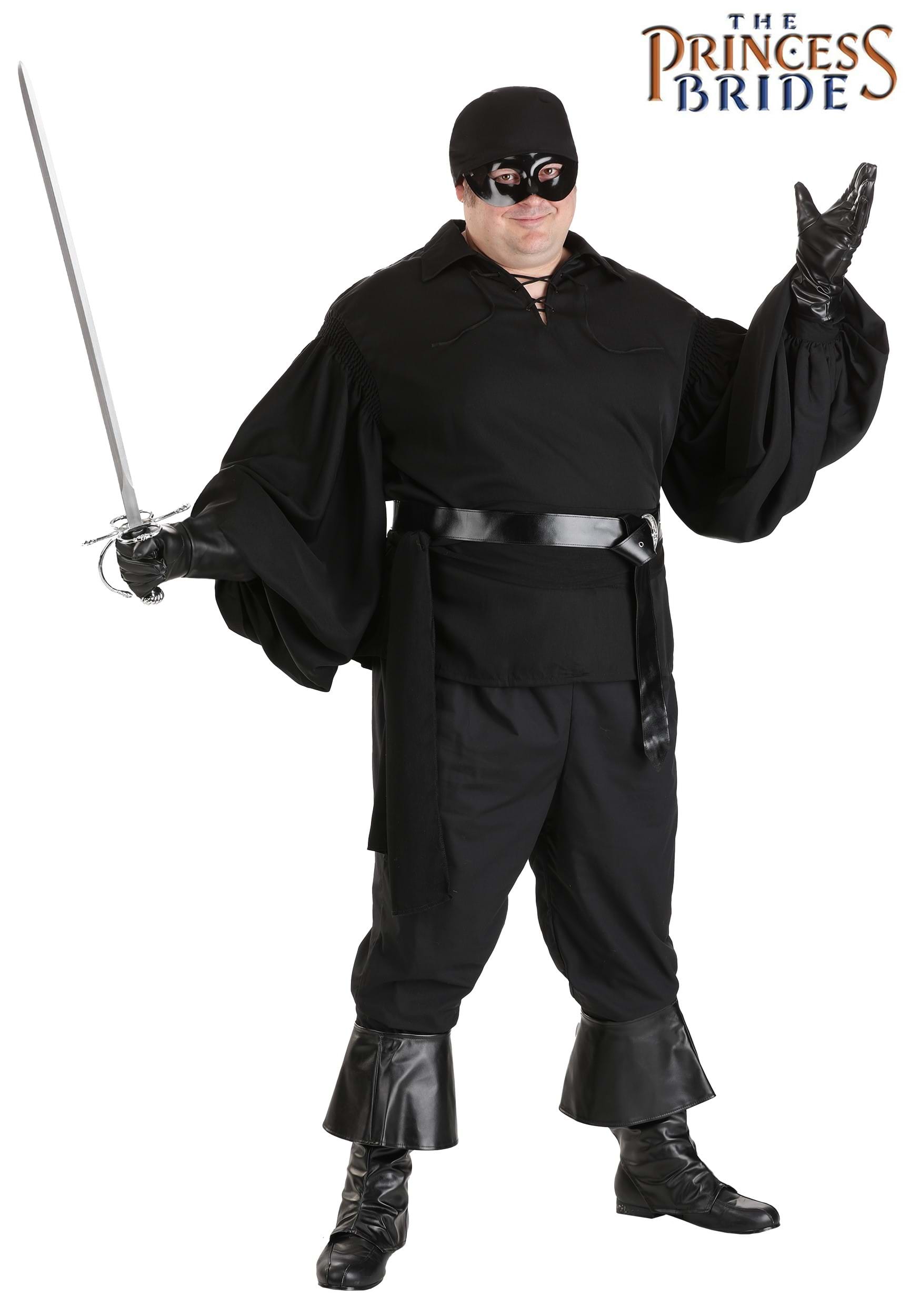 Plus Size The Princess Bride Authentic Westley Costume for Men 12 Plus Size The Princess Bride Authentic Westley Costume for Men