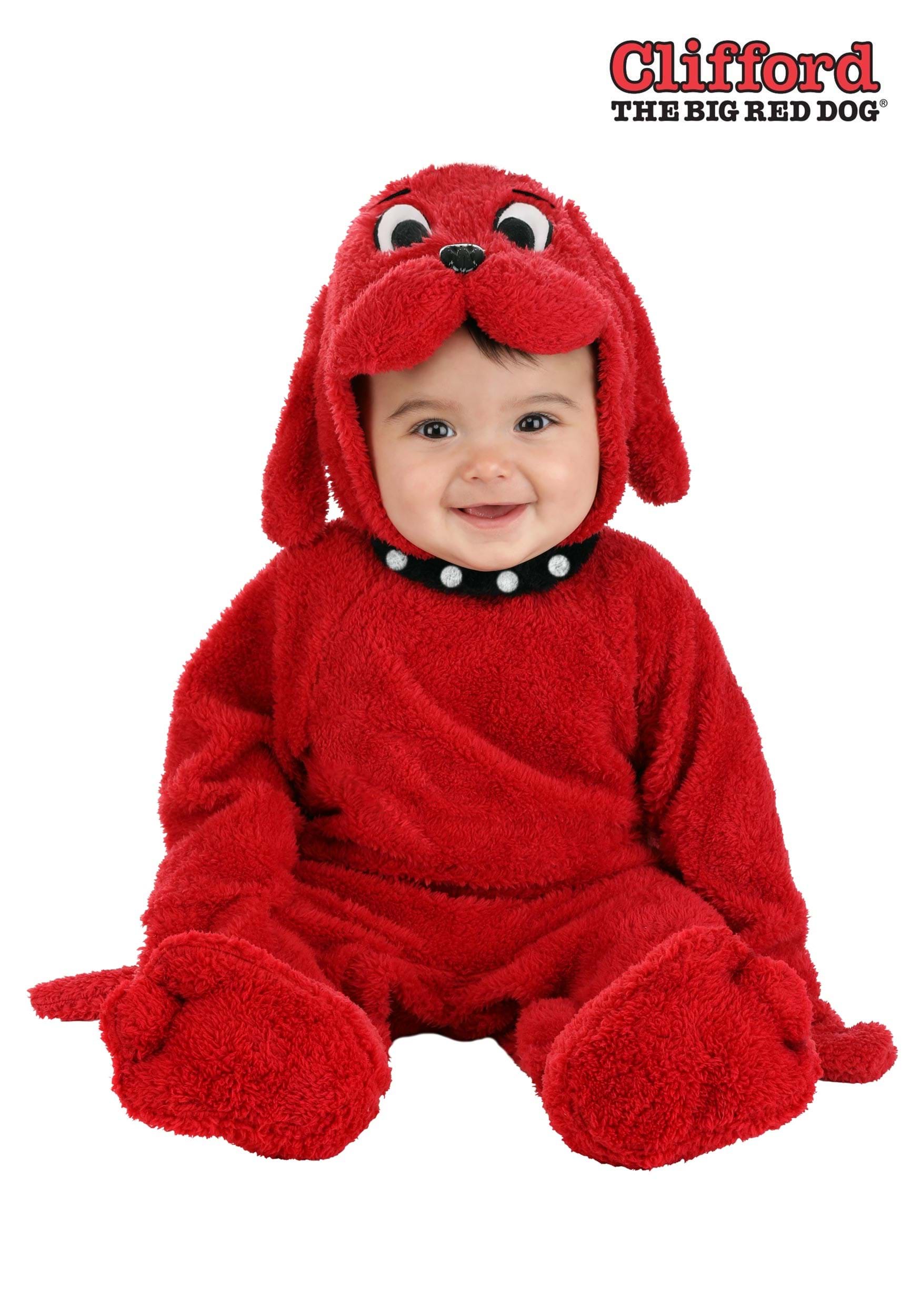 Infant Clifford the Big Red Dog Costume 1 Infant Clifford the Big Red Dog Costume
