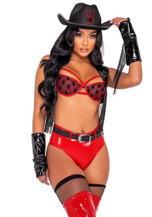 Women's Playboy Buckaroo Cowgirl Costume