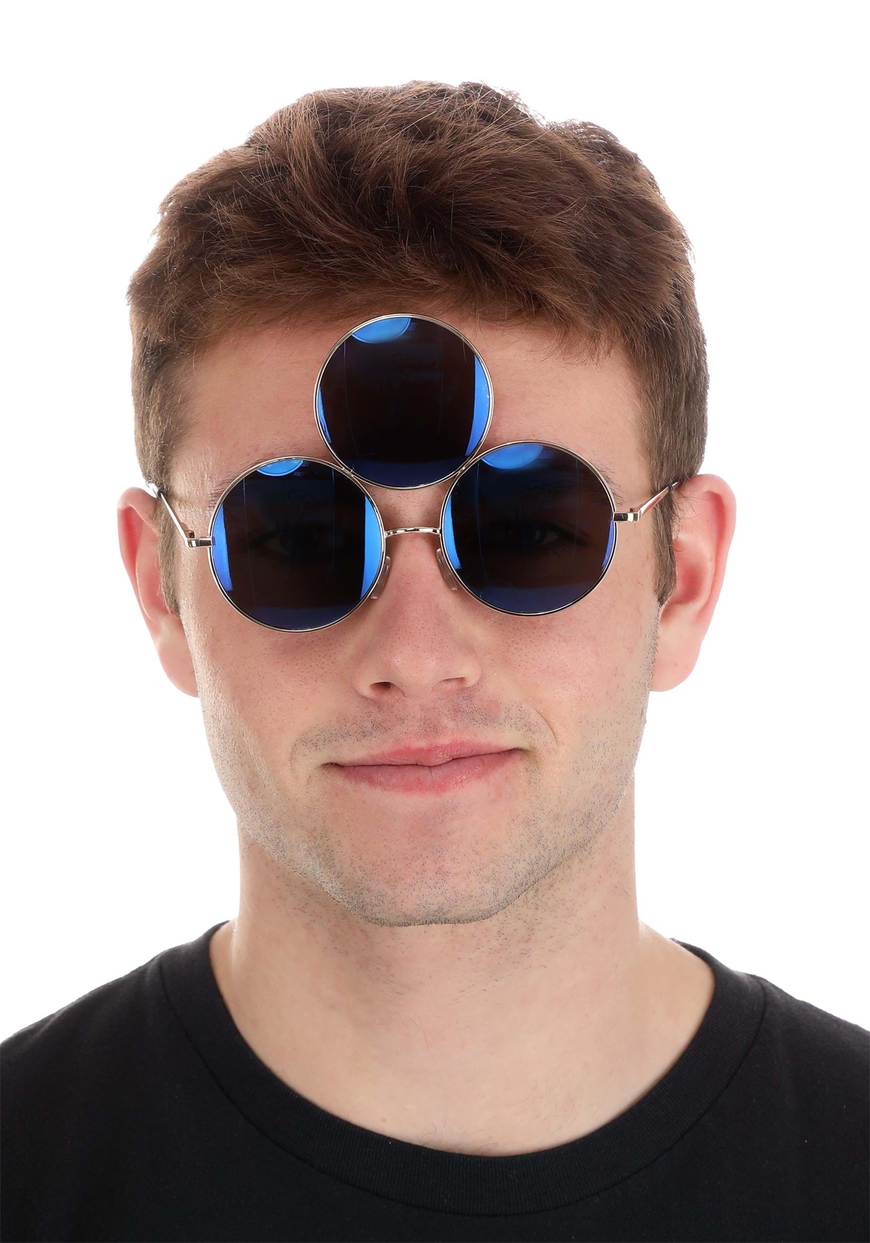 Blue 3rd Eye Costume Glasses Accessory