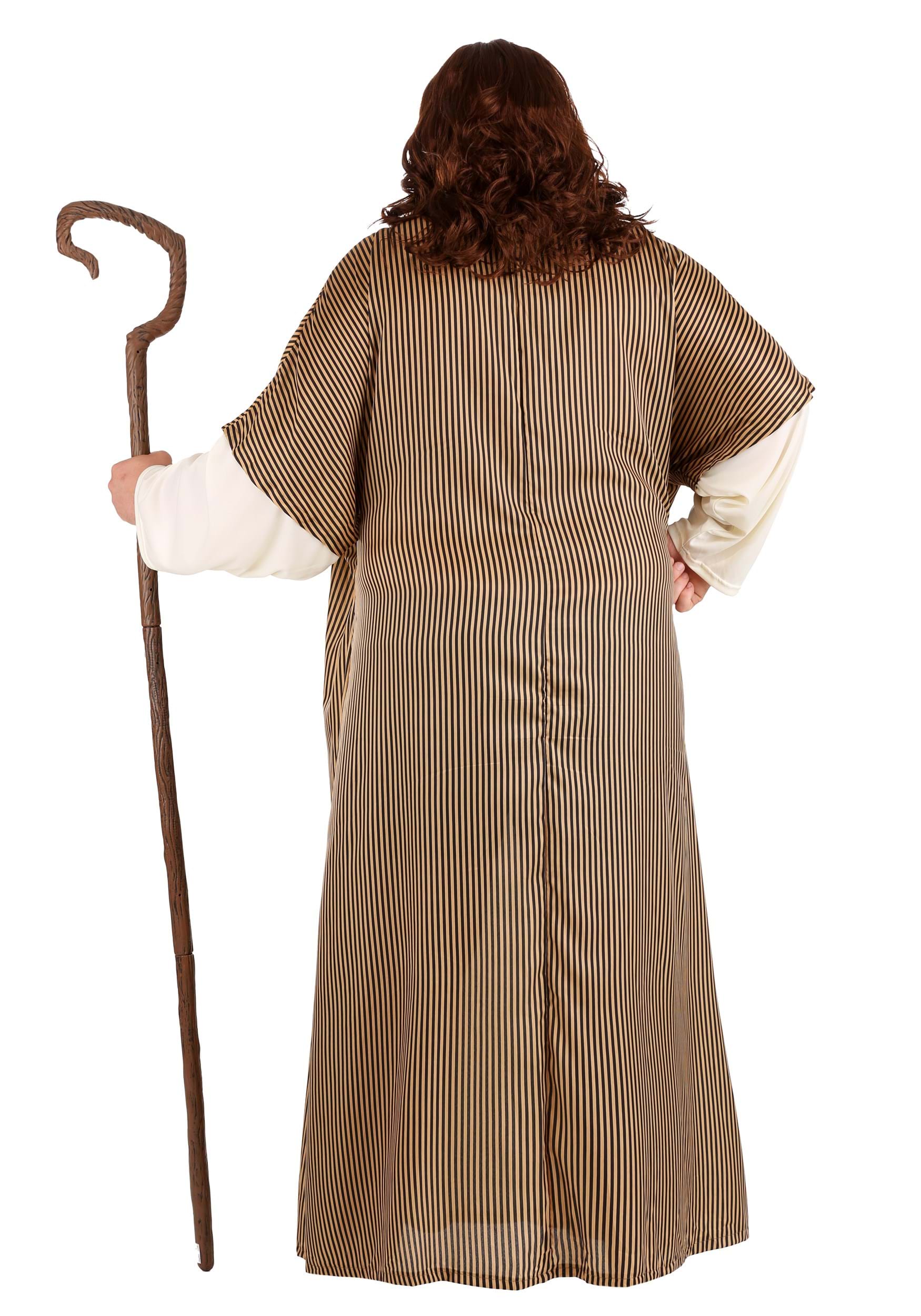 Plus Size Nativity Joseph Men's Costume 2 Plus Size Nativity Joseph Men's Costume