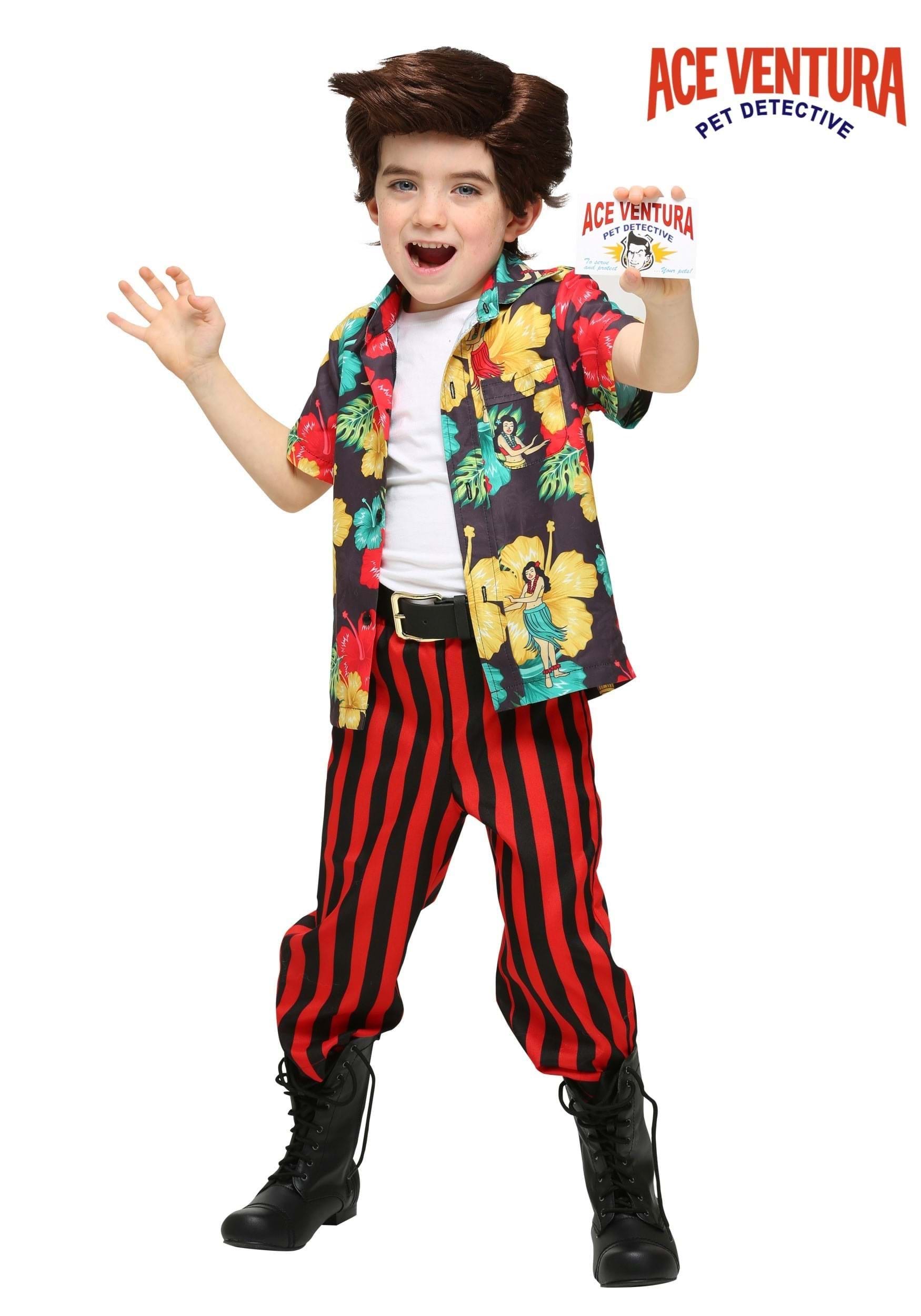 Ace Ventura Boy's Toddler Costume with Wig