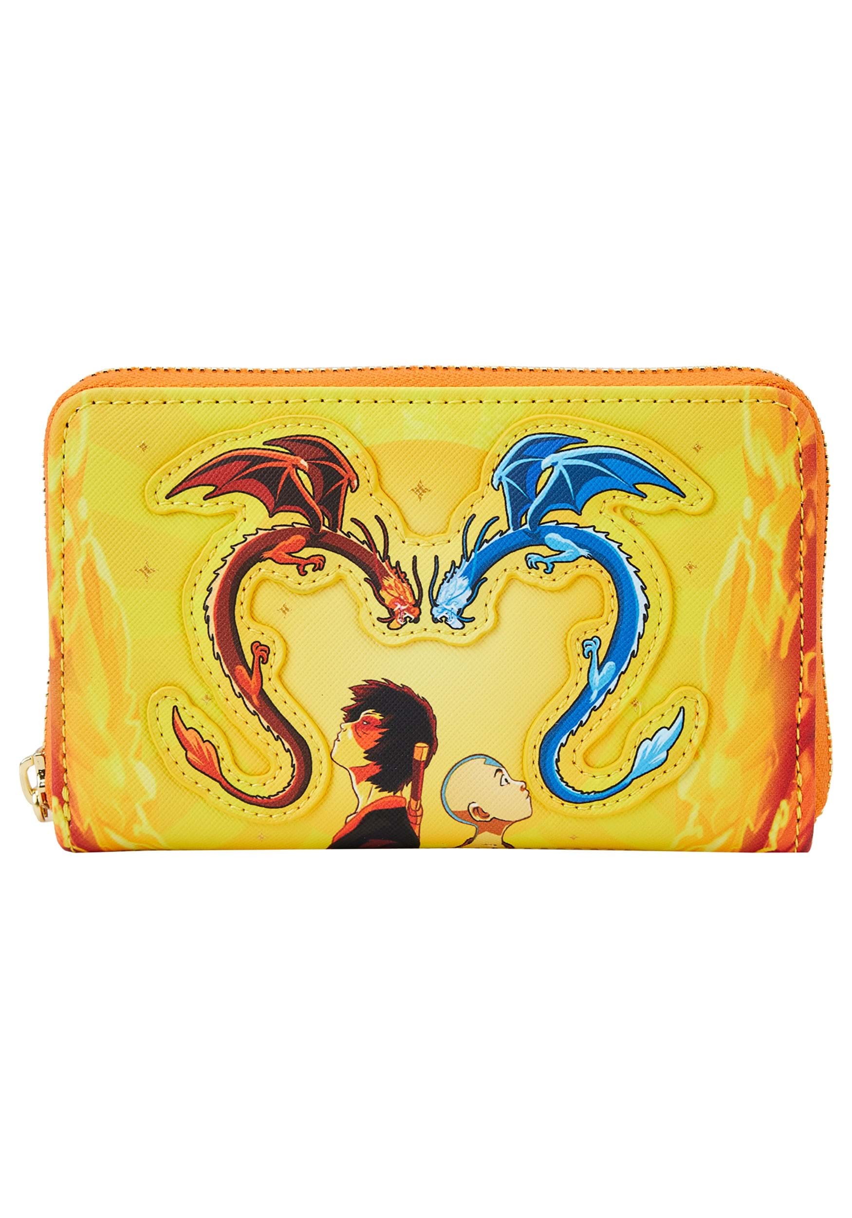 Loungefly Nickelodeon Avatar the Last Airbender Fire Dance Zip-Around Wallet