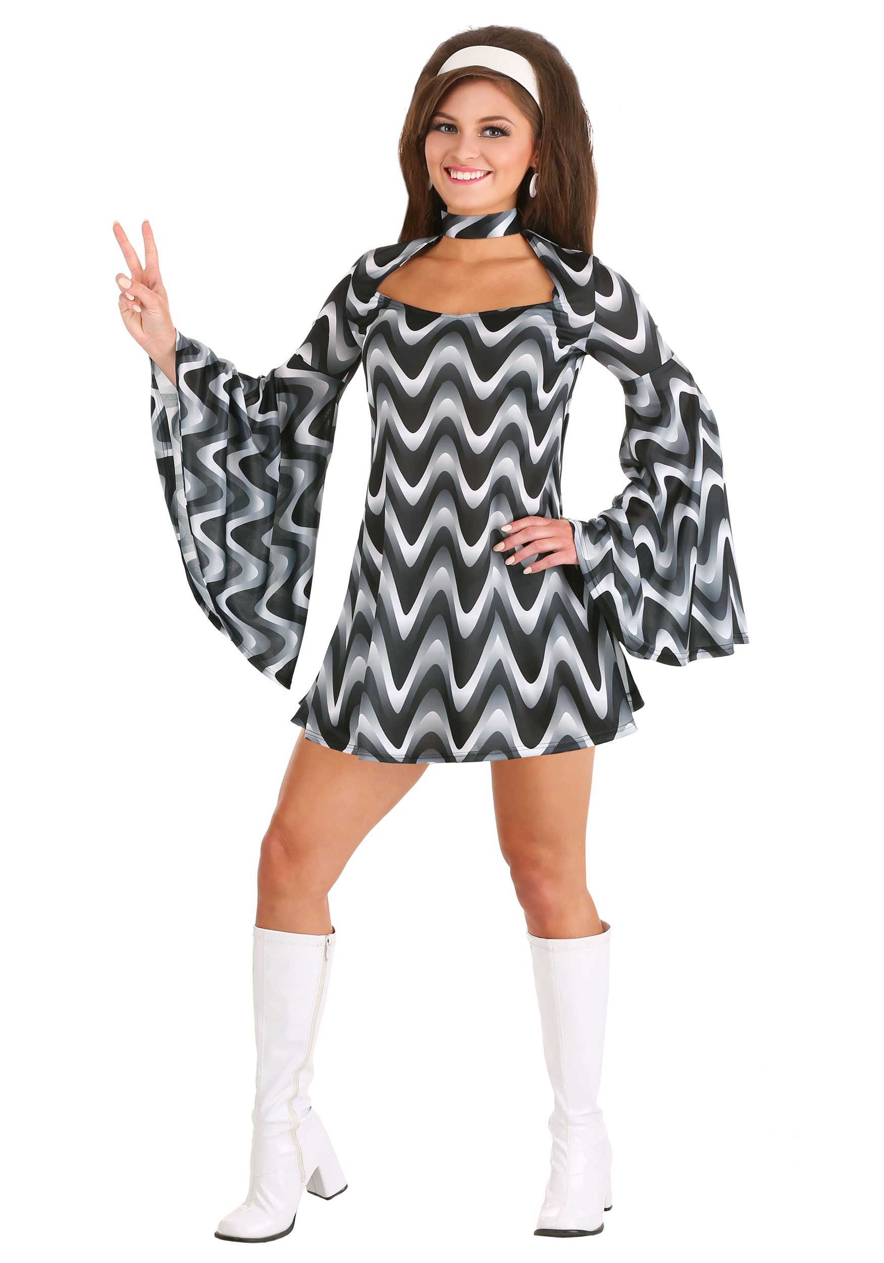 Silver Queen Disco Costume for Women