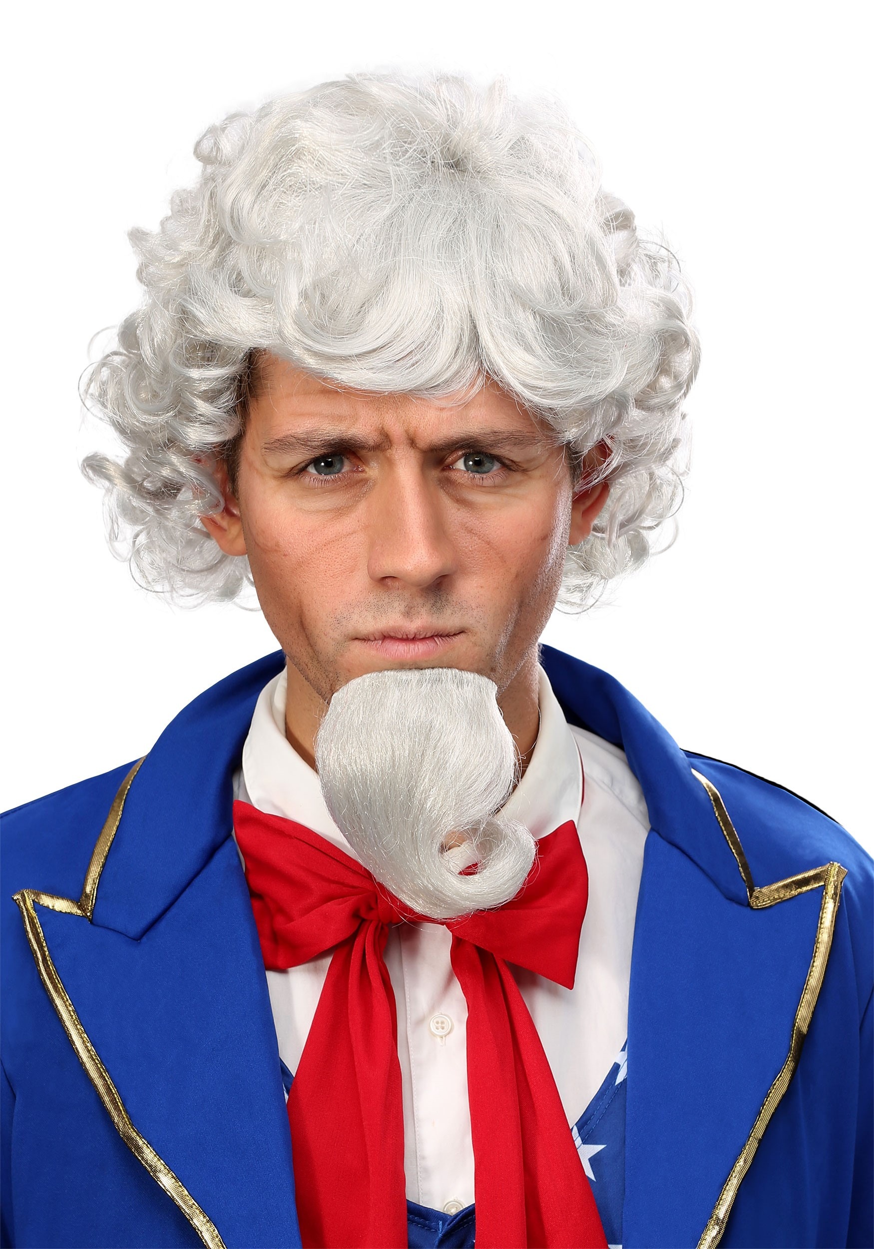 Uncle Sam Wig & Beard Kit