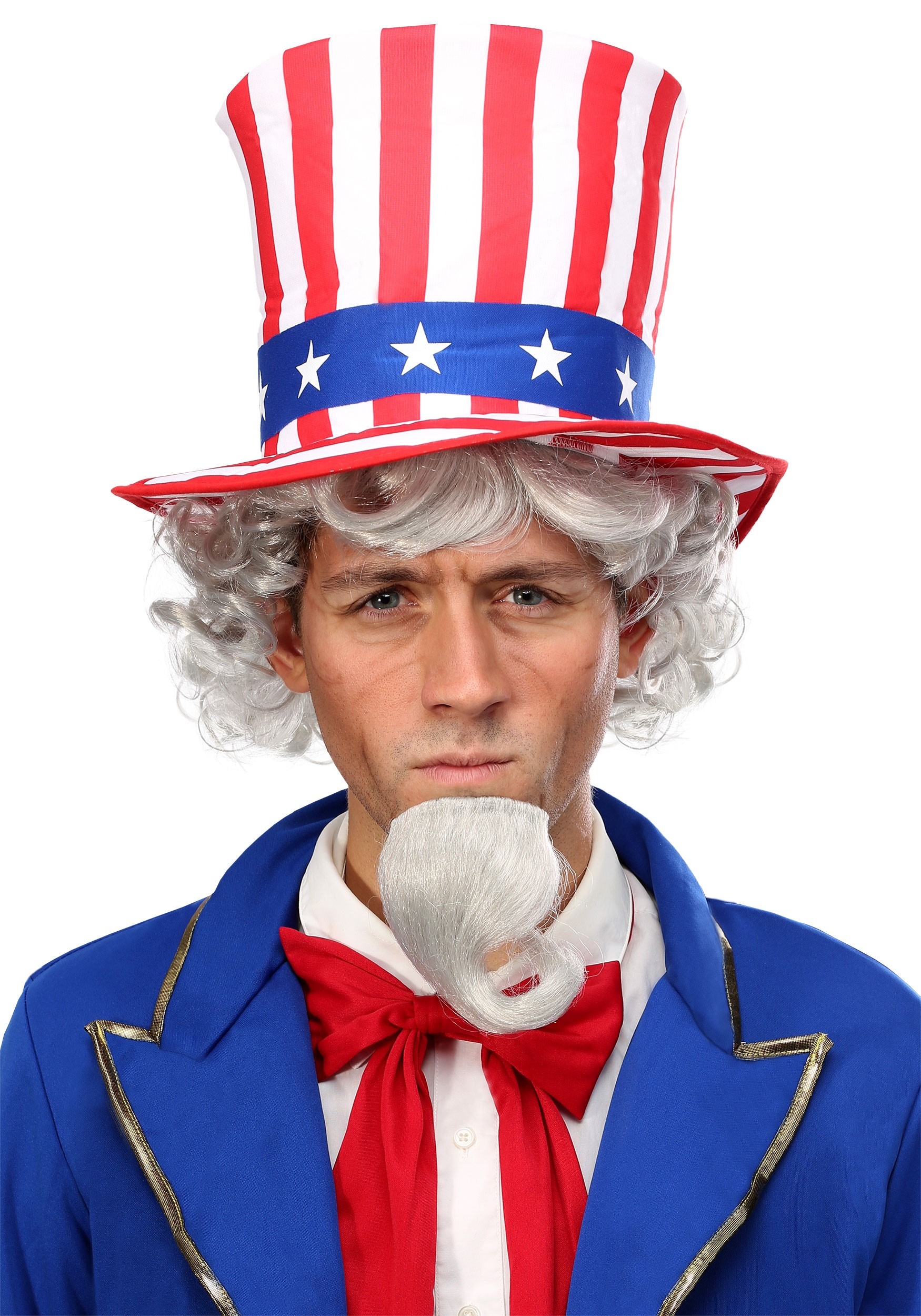 Uncle Sam Wig & Beard Kit