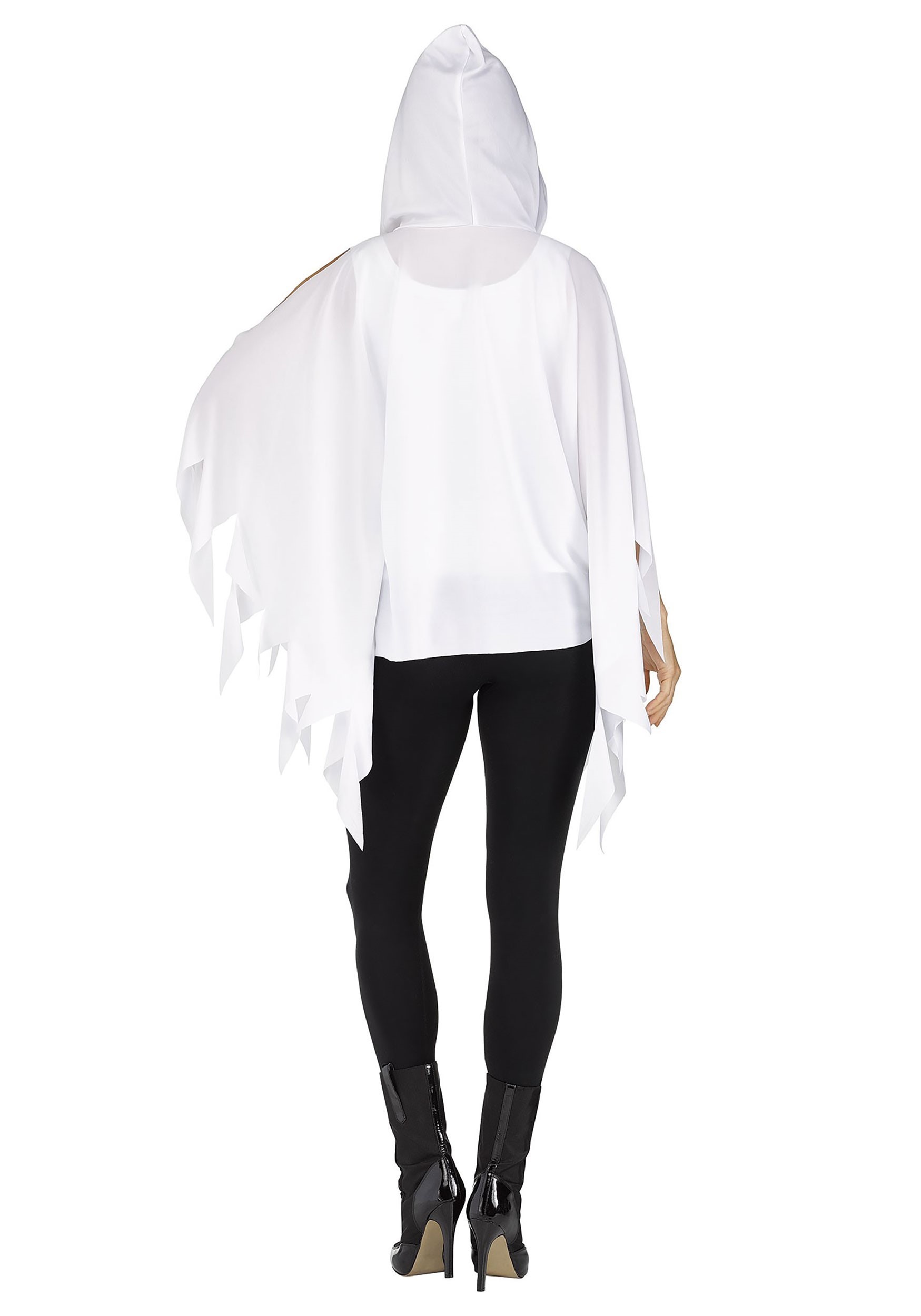 Glitter Ghost Women's Poncho 2 Glitter Ghost Women's Poncho