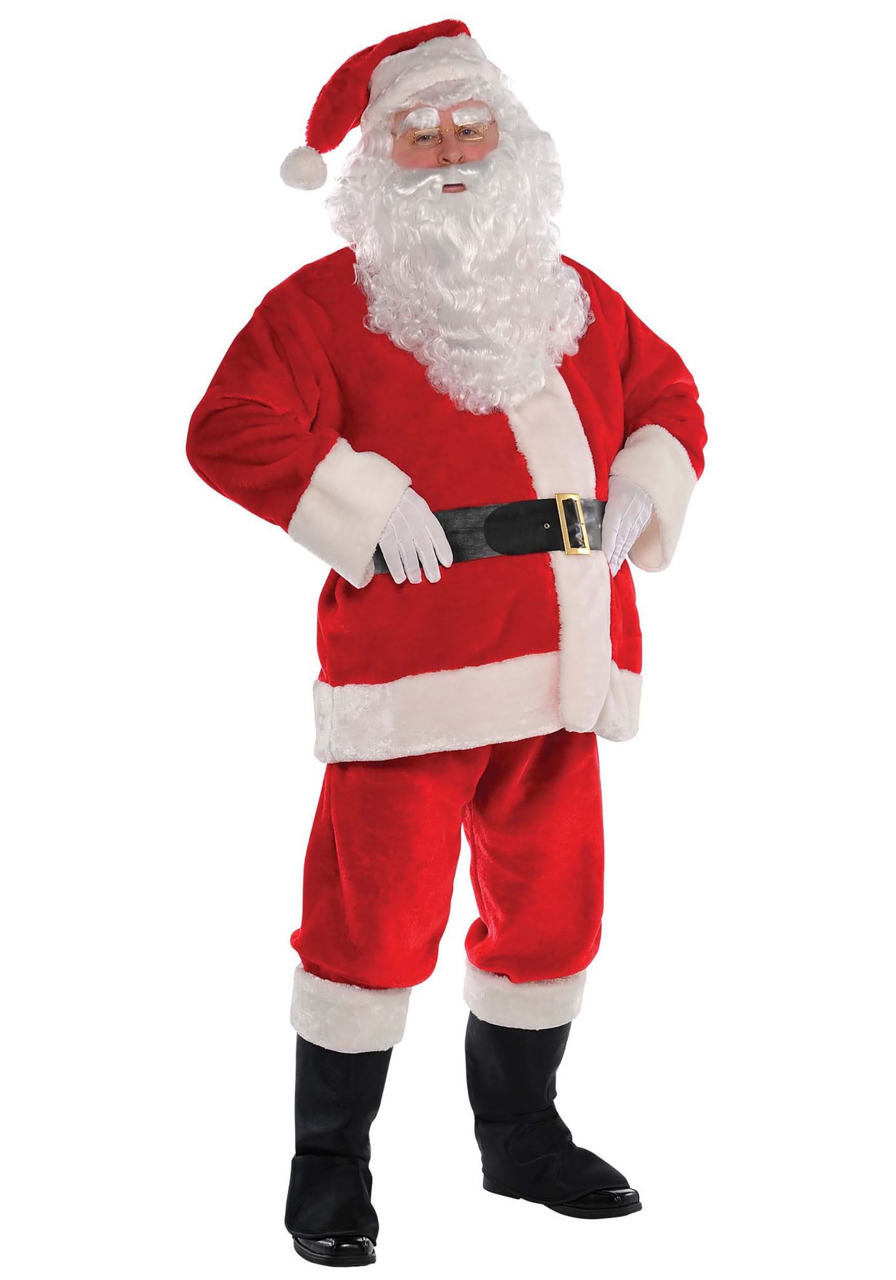 Adult Seasonal Santa Suit Classic Costume 1 Adult Seasonal Santa Suit Classic Costume