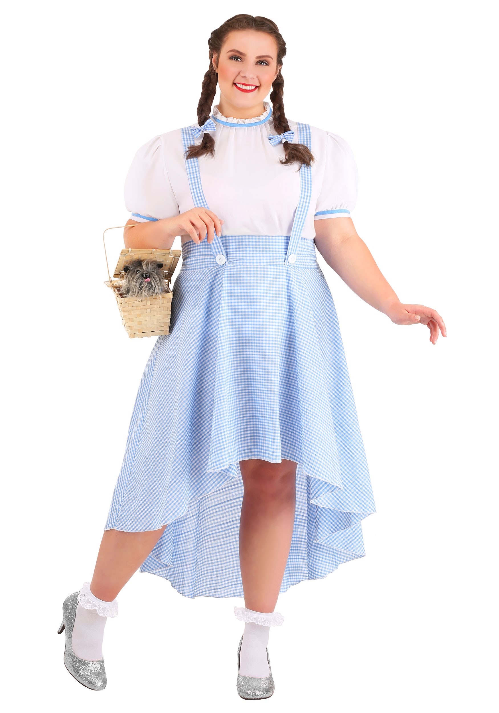 Women's Plus Size Kansas Girl High Low Costume