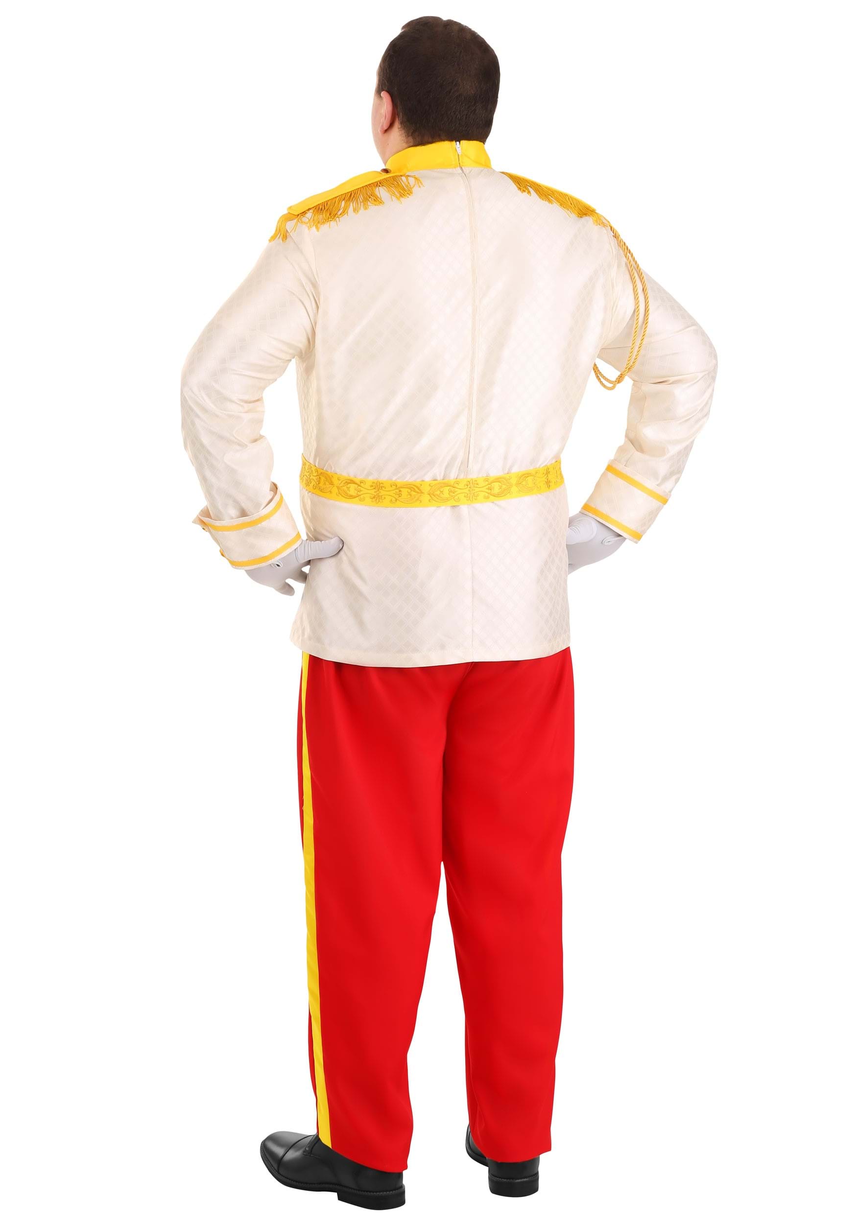 Men's Plus Size Prince Charming Costume from Disney's Cinderella