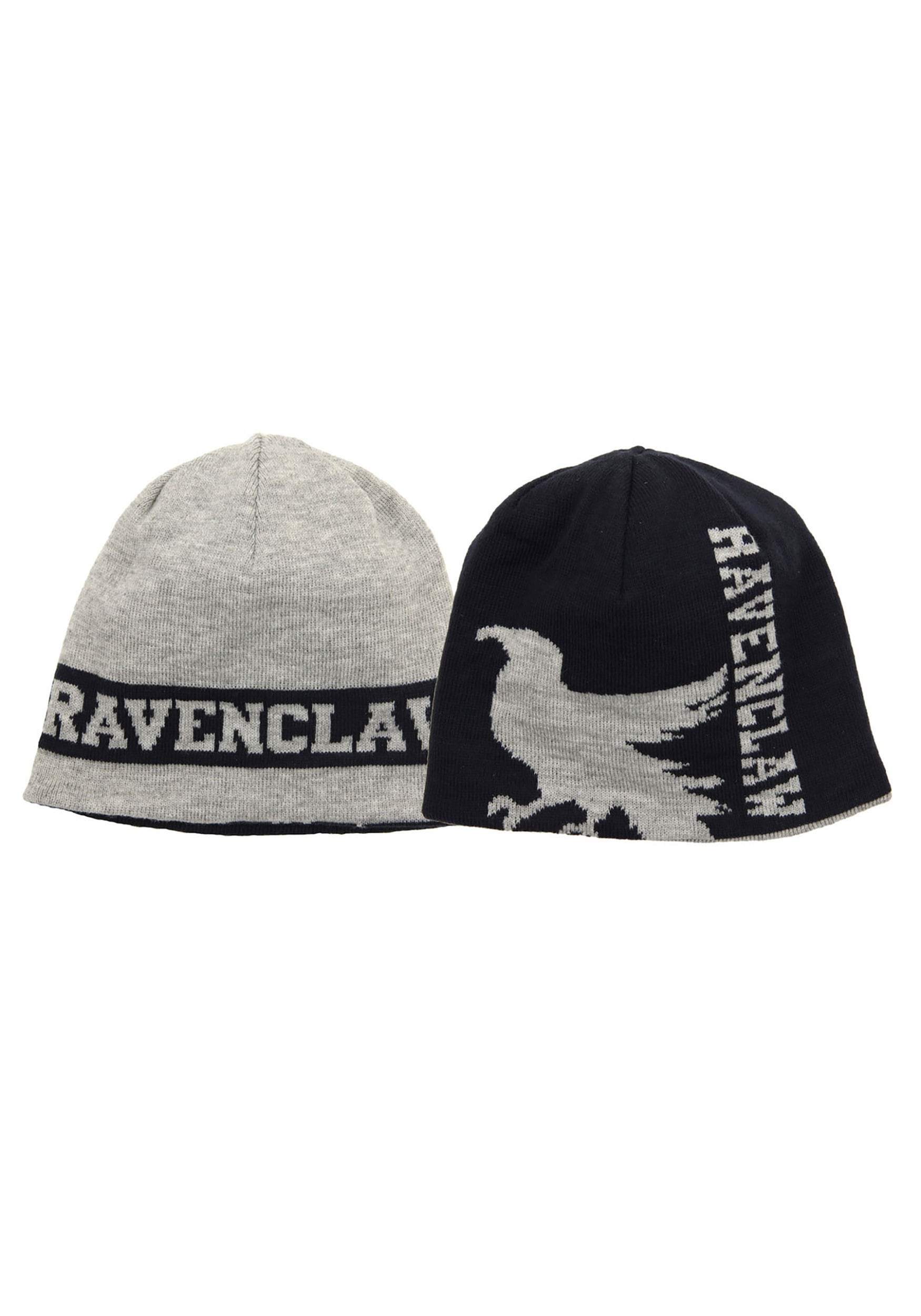 Reversible Ravenclaw Knit Warm Beanie 2 Reversible Ravenclaw Knit Warm Beanie
