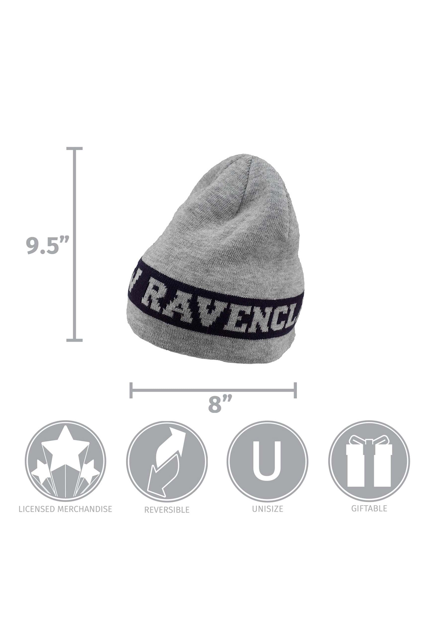Reversible Ravenclaw Knit Warm Beanie 4 Reversible Ravenclaw Knit Warm Beanie