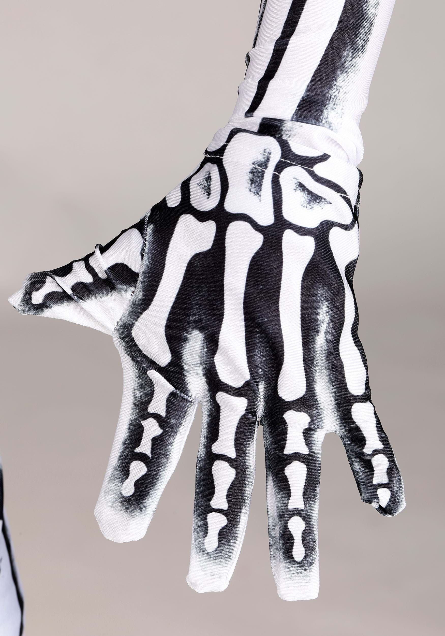 White Skeleton Costume for Kids