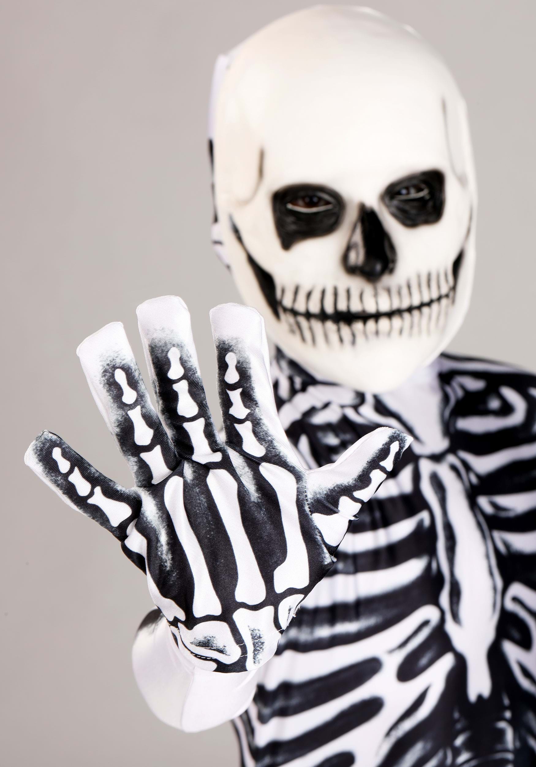 White Skeleton Costume for Kids