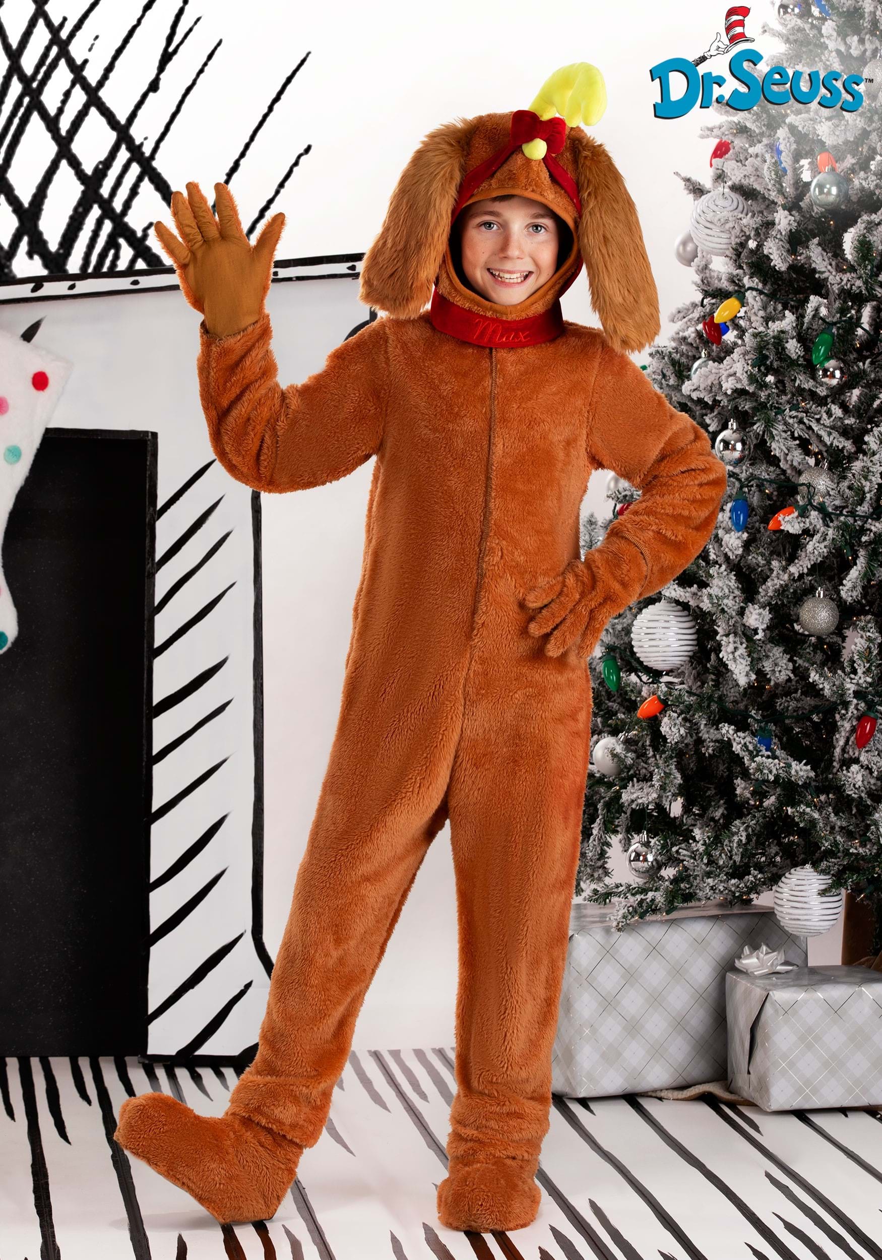 Dr. Seuss The Grinch Max Costume for Kids 1 Dr. Seuss The Grinch Max Costume for Kids