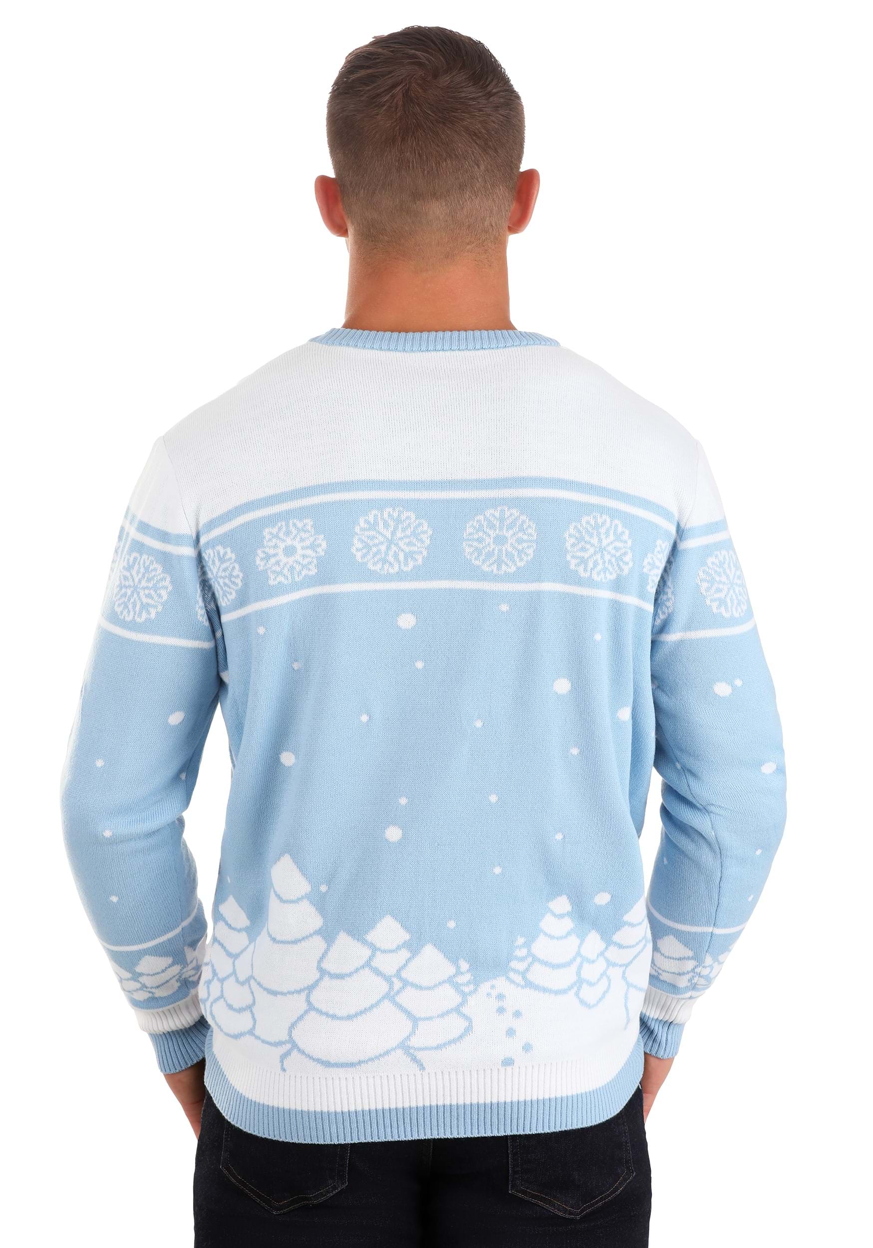 Friendly Snowman Ugly Christmas Sweater for Adults