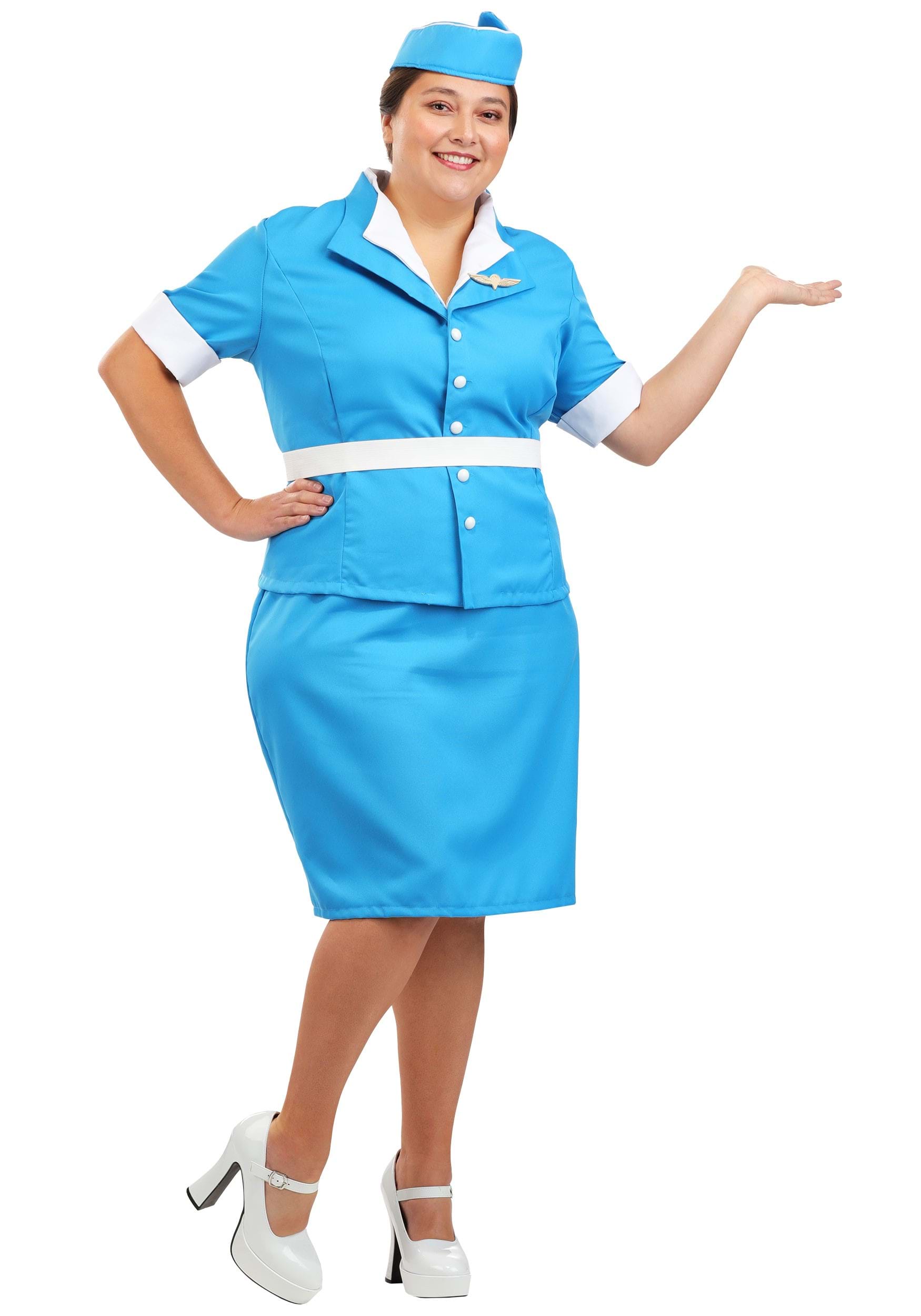 Plus Size Flight Crew Women's Costume