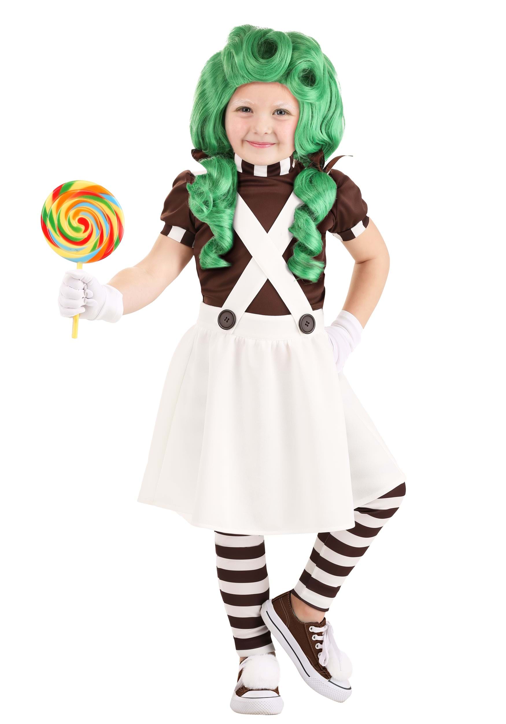 Chocolate Factory Worker Costume for Toddler Girls