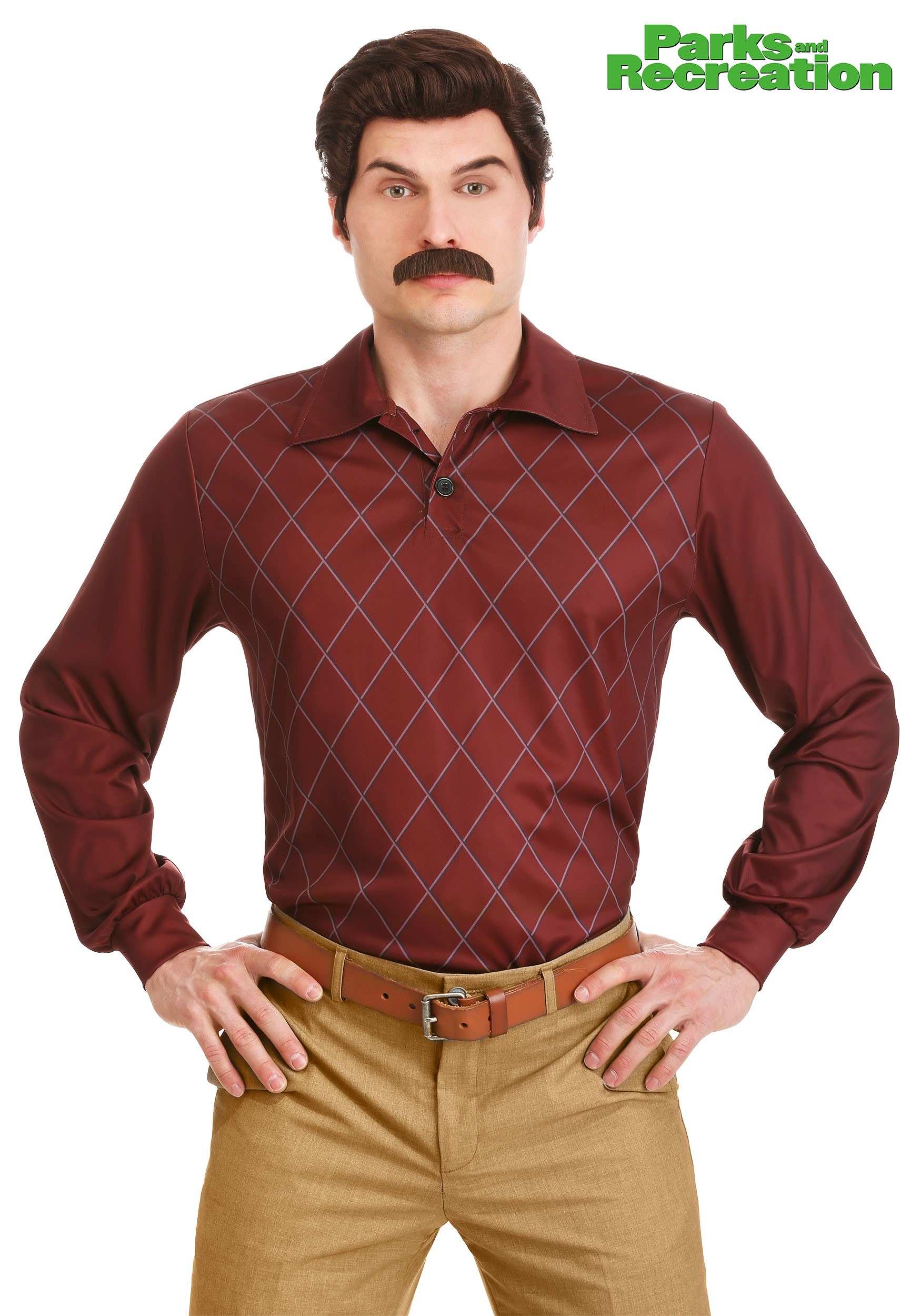 Plus Size Parks and Recreation Ron Swanson Costume