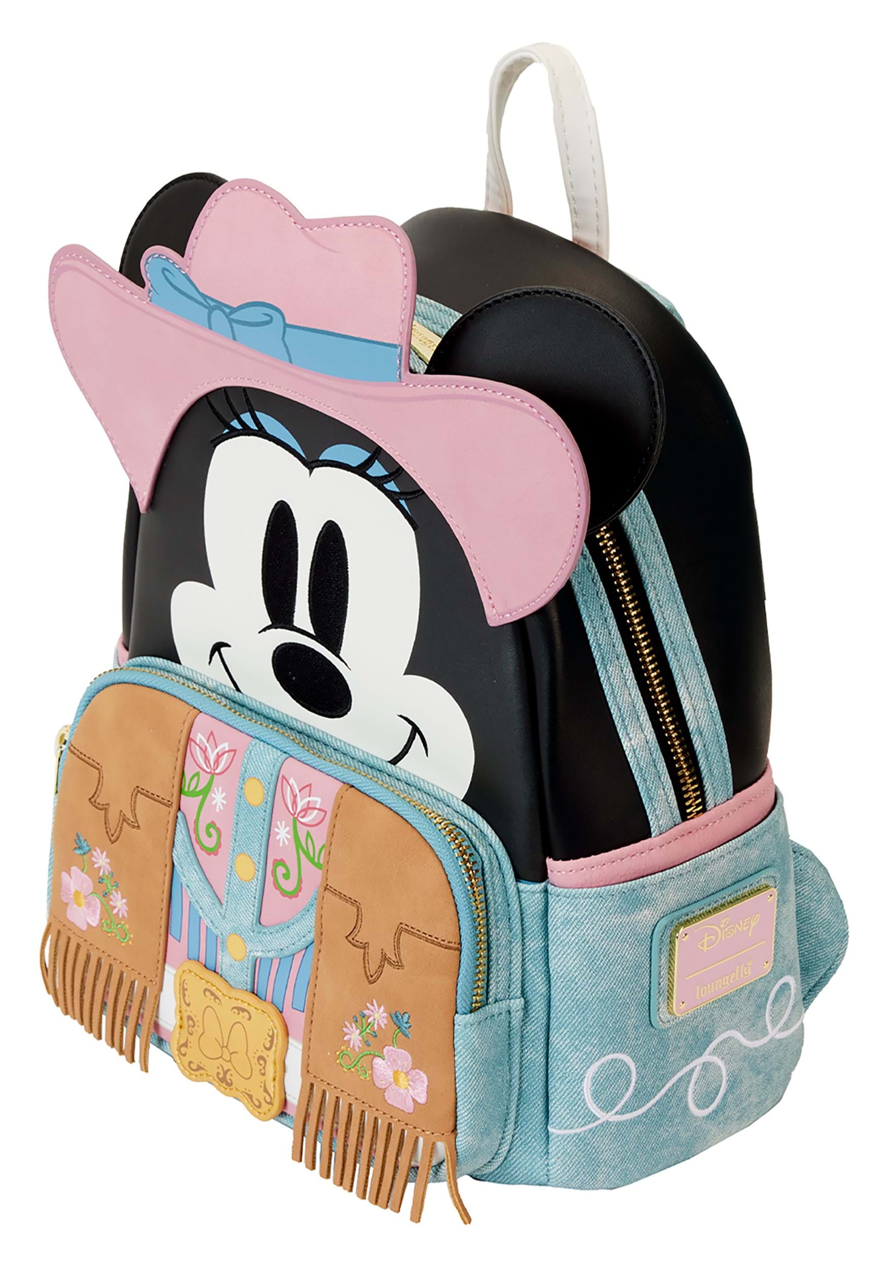 Loungefly Disney Western Minnie Mouse Cosplay Mini Backpack 3 Loungefly Disney Western Minnie Mouse Cosplay Mini Backpack