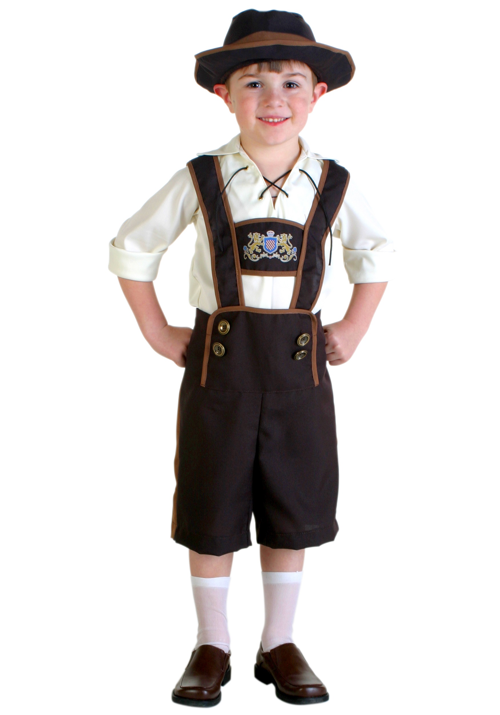 Toddler German Lederhosen Costume for Boys