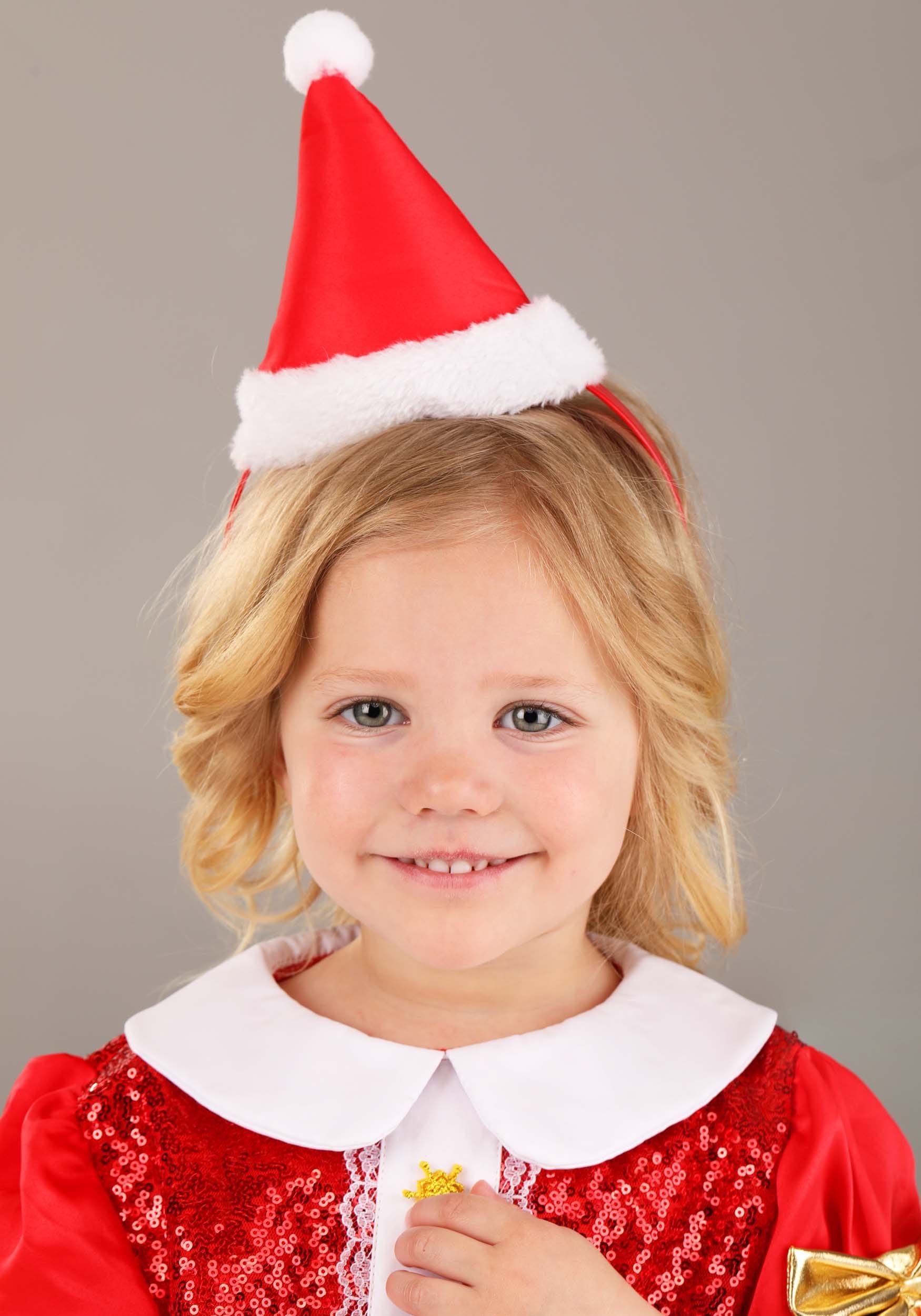 Christmas Santa Girl's Toddler Costume Dress 3 Christmas Santa Girl's Toddler Costume Dress
