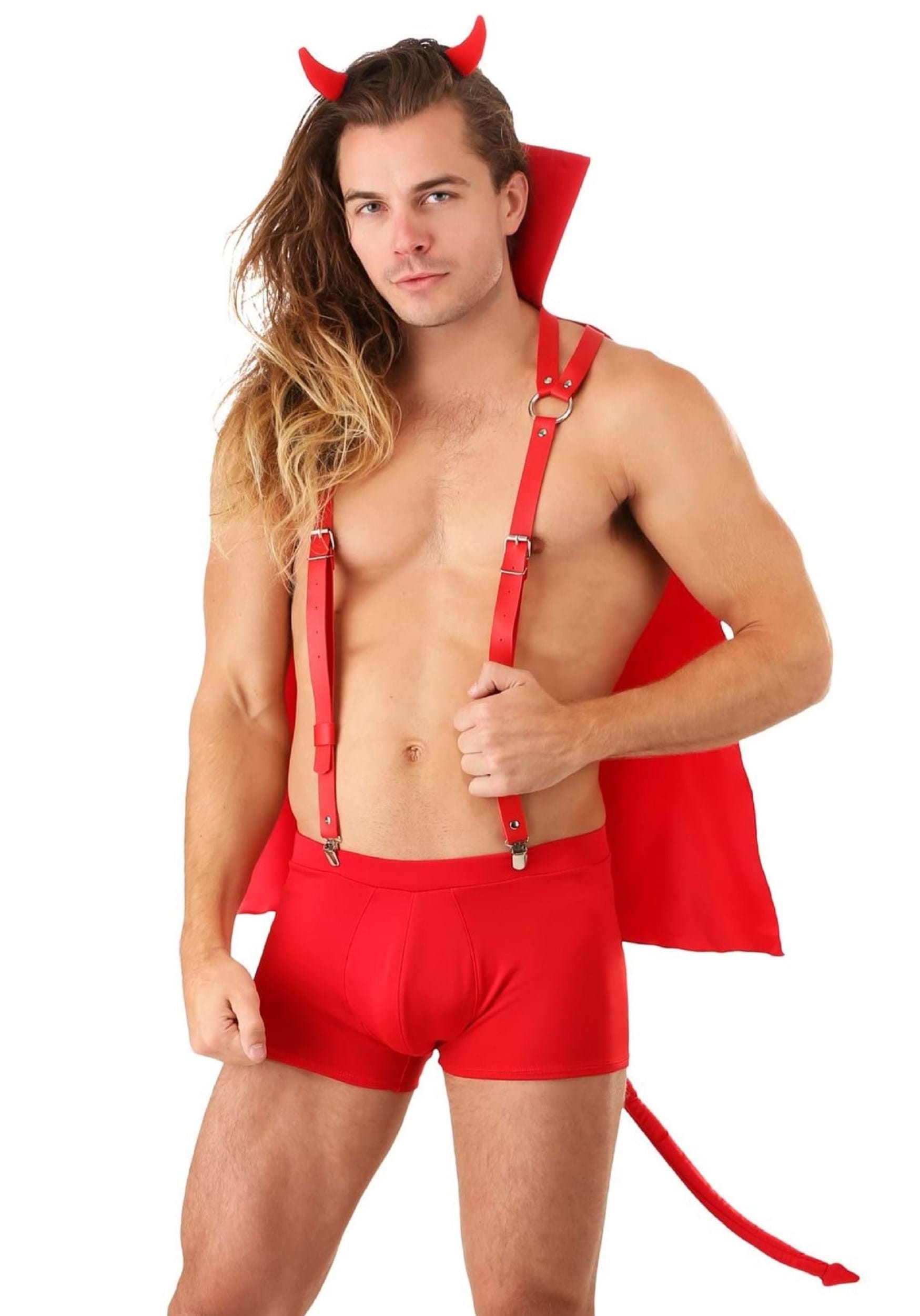 Flaming Devil Men's Costume