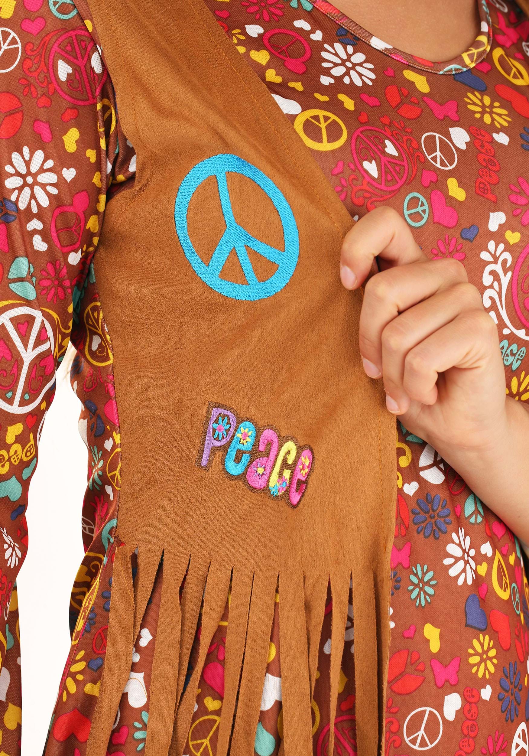 Peace & Love Hippie Costume for Women