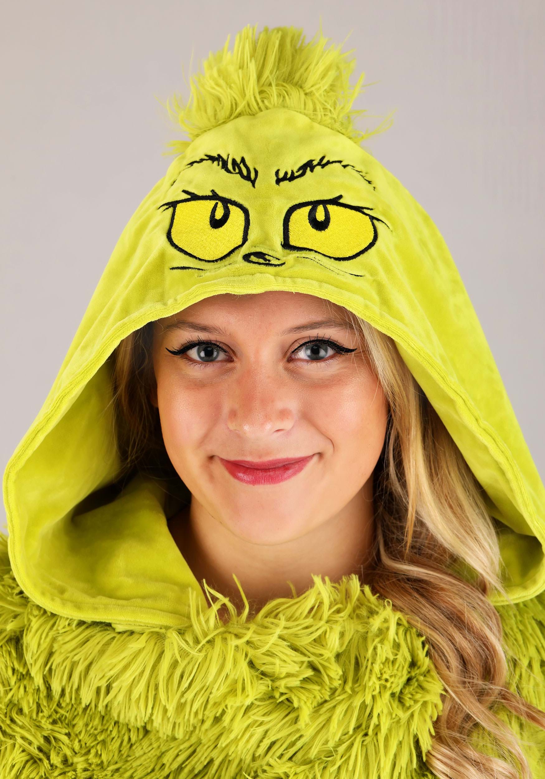 Dr. Seuss Adult The Grinch Jumpsuit Costume