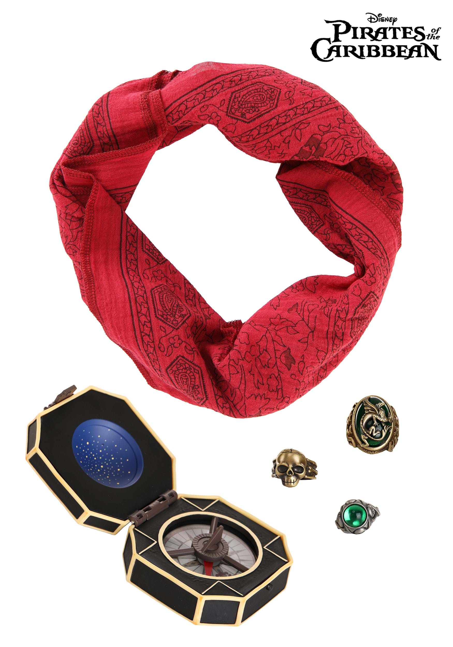 Pirates of the Caribbean Jack Sparrow Accessory Kit for Adults