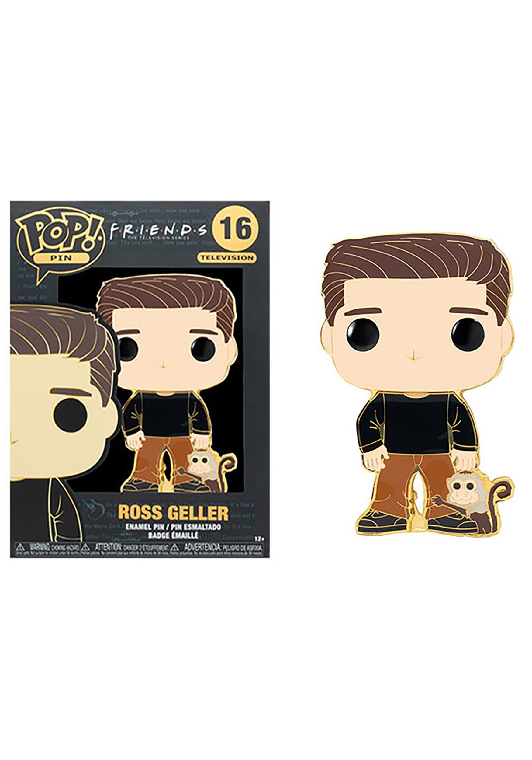 Funko POP Pins: Friends - Ross Geller with Marcel the Monkey 1 Funko POP Pins: Friends - Ross Geller with Marcel the Monkey