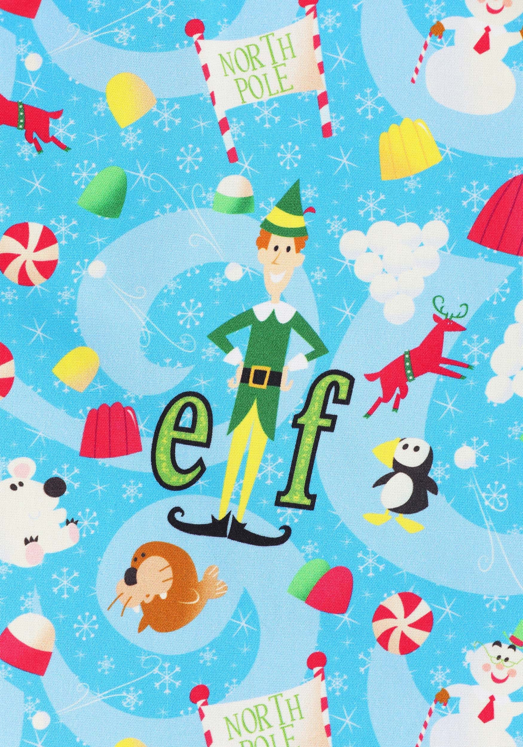 Buddy the Elf Button Up Shirt for Adults