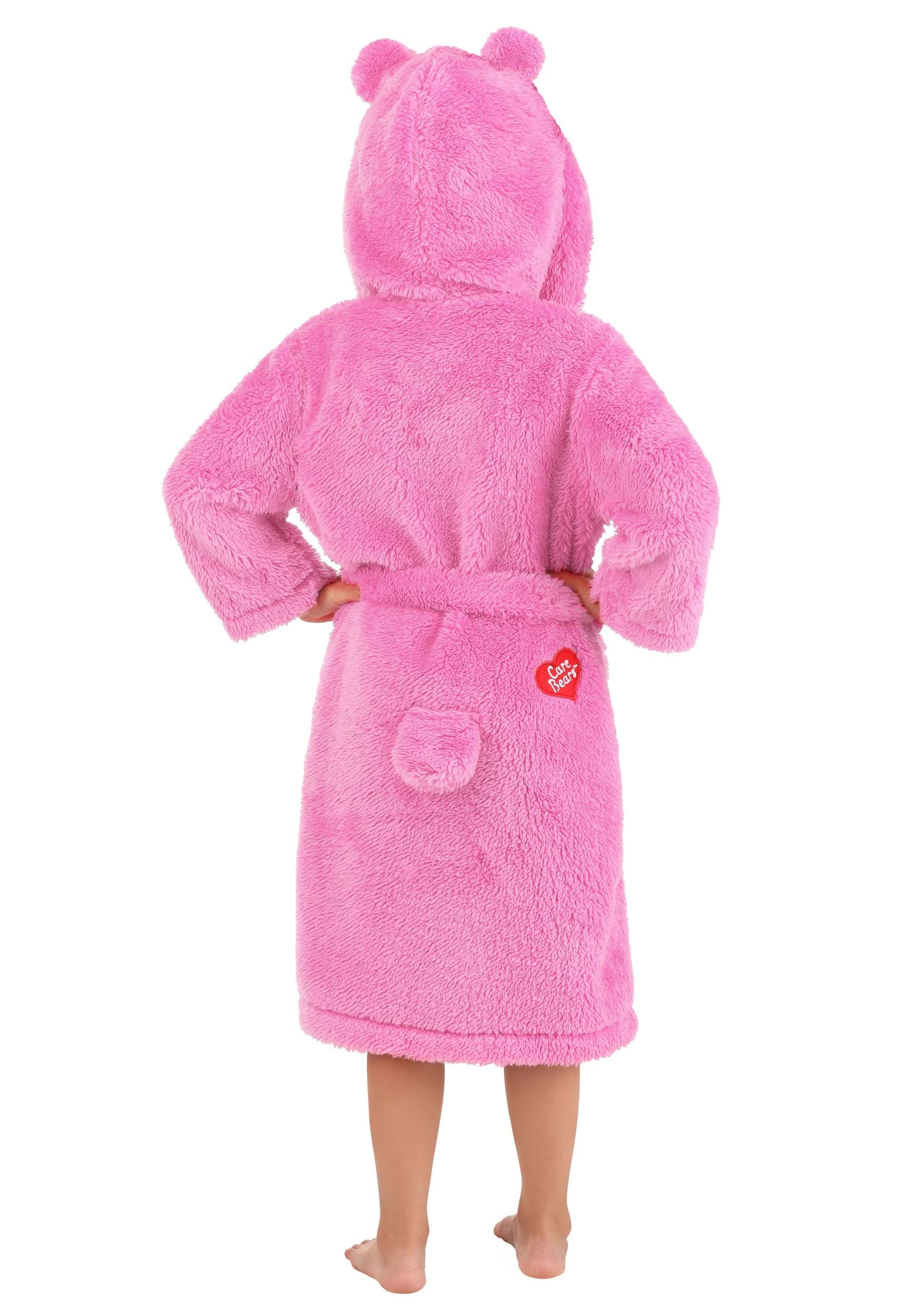 Kid's Cheer Bear Hooded Care Bears Robe 5 Kid's Cheer Bear Hooded Care Bears Robe