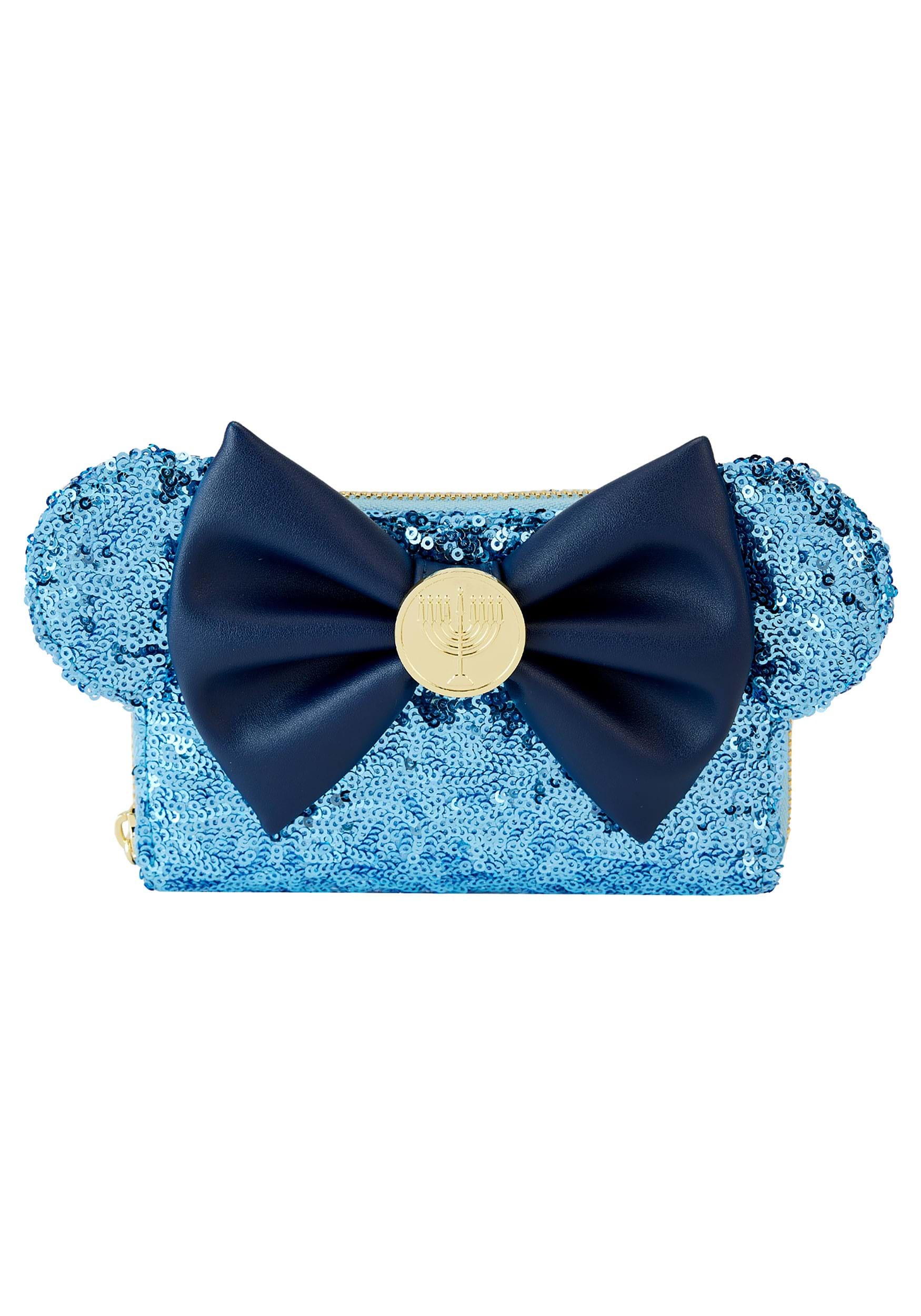 Loungefly Disney Minnie Hanukkah Menorah Zip Around Wallet