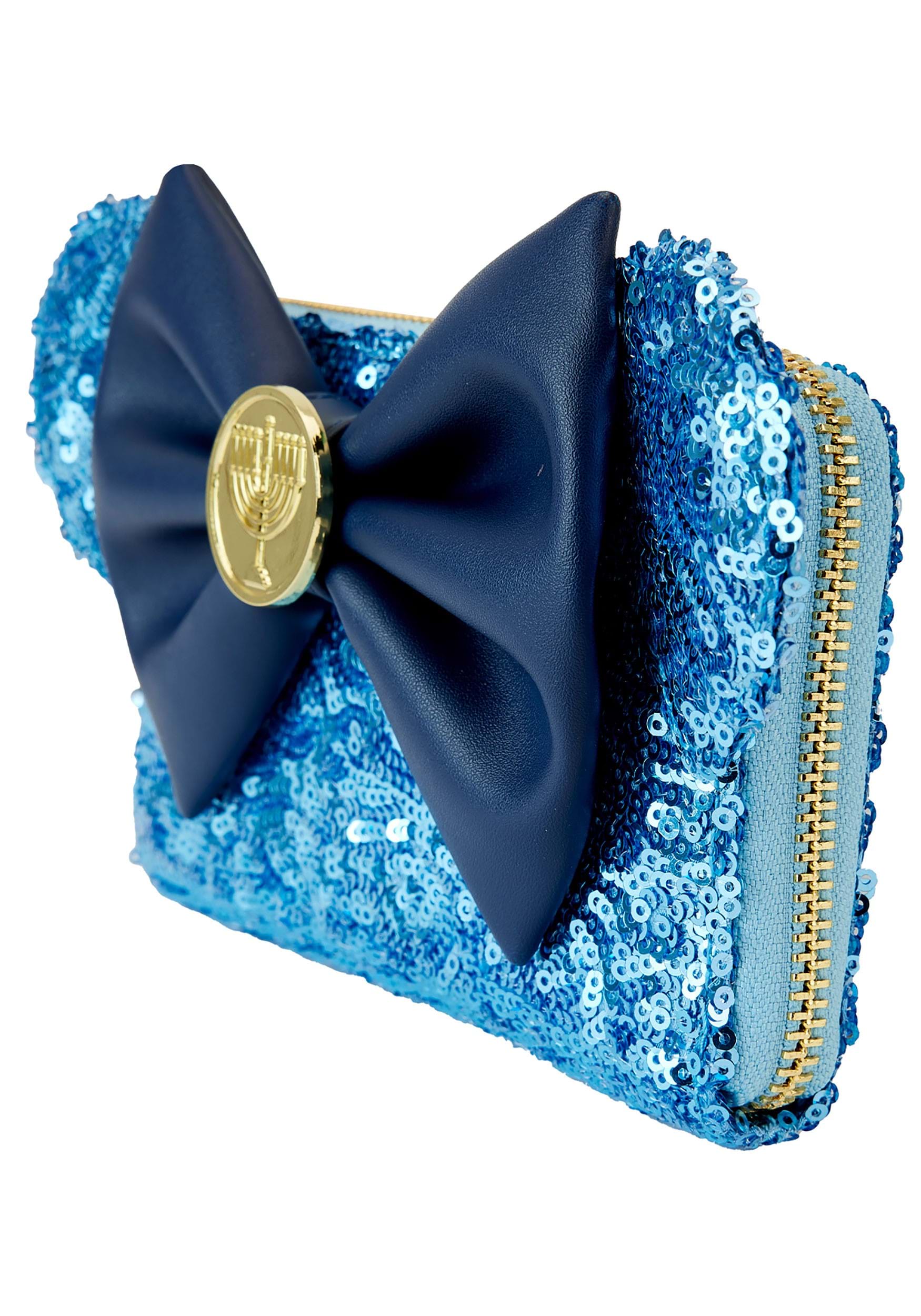 Loungefly Disney Minnie Hanukkah Menorah Zip Around Wallet