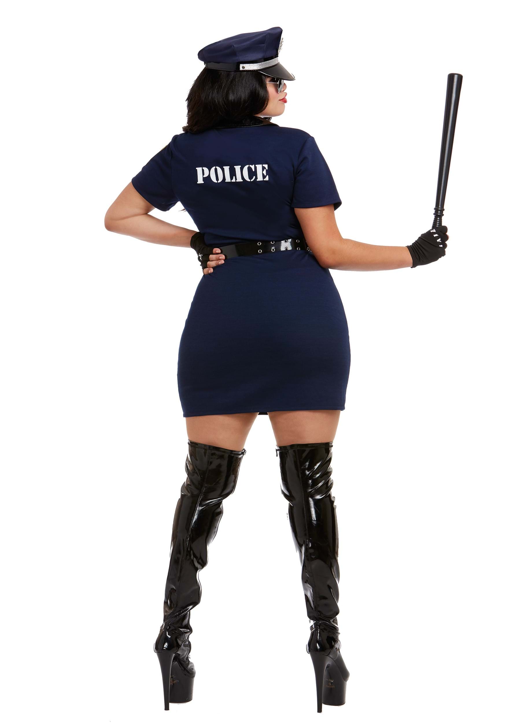 Plus Size Women's Officer Patty Down Costume