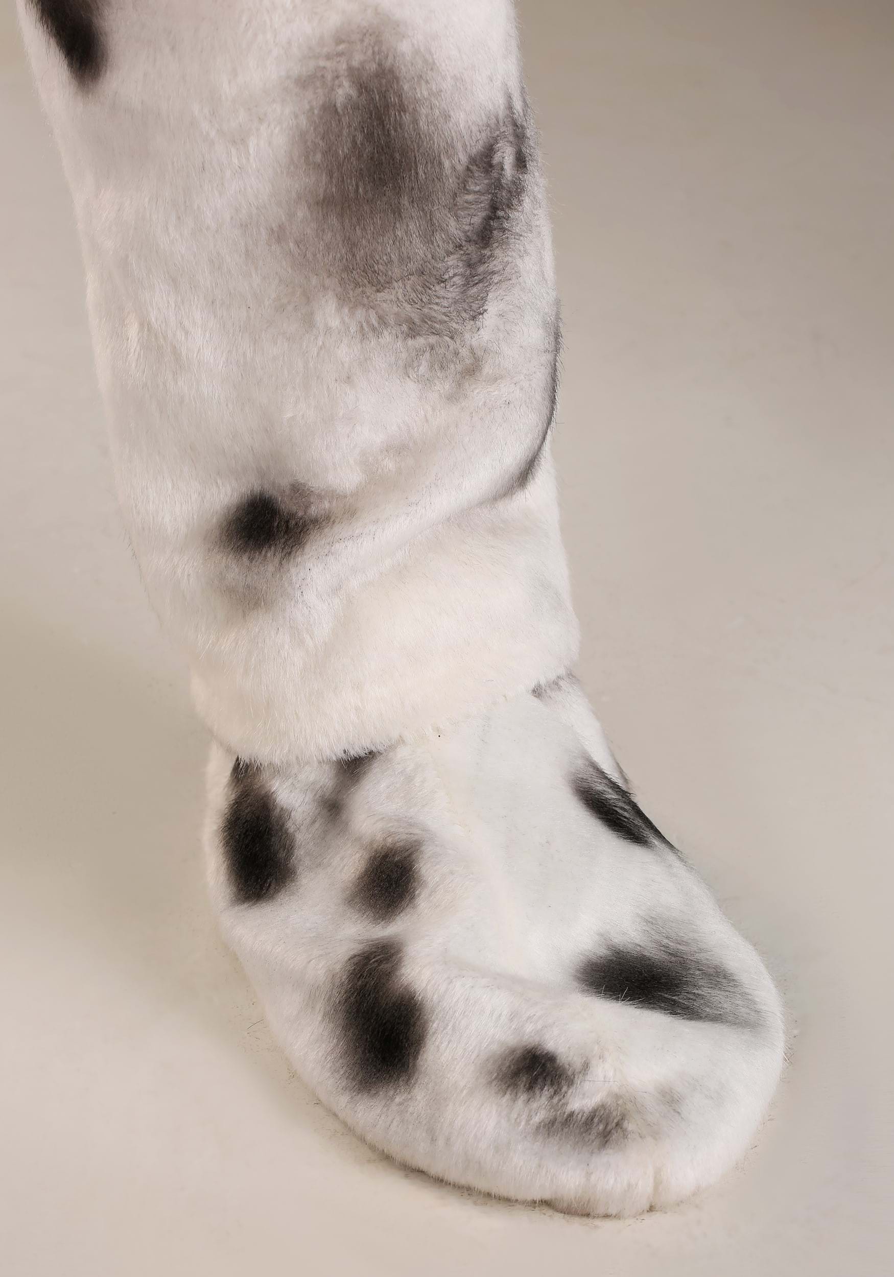 Dalmatian Suit With Mouth Mover Mask for Adults