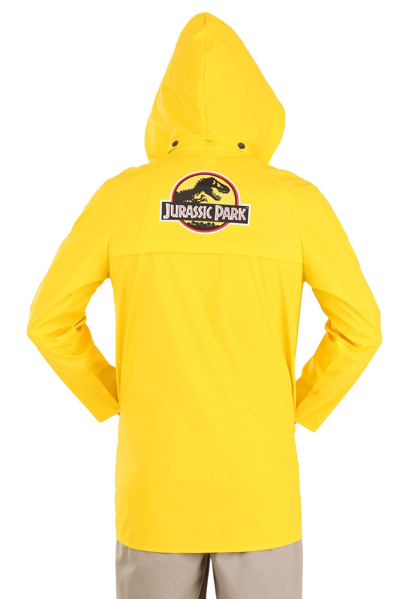 Jurassic Park Yellow Raincoat Adult Costume
