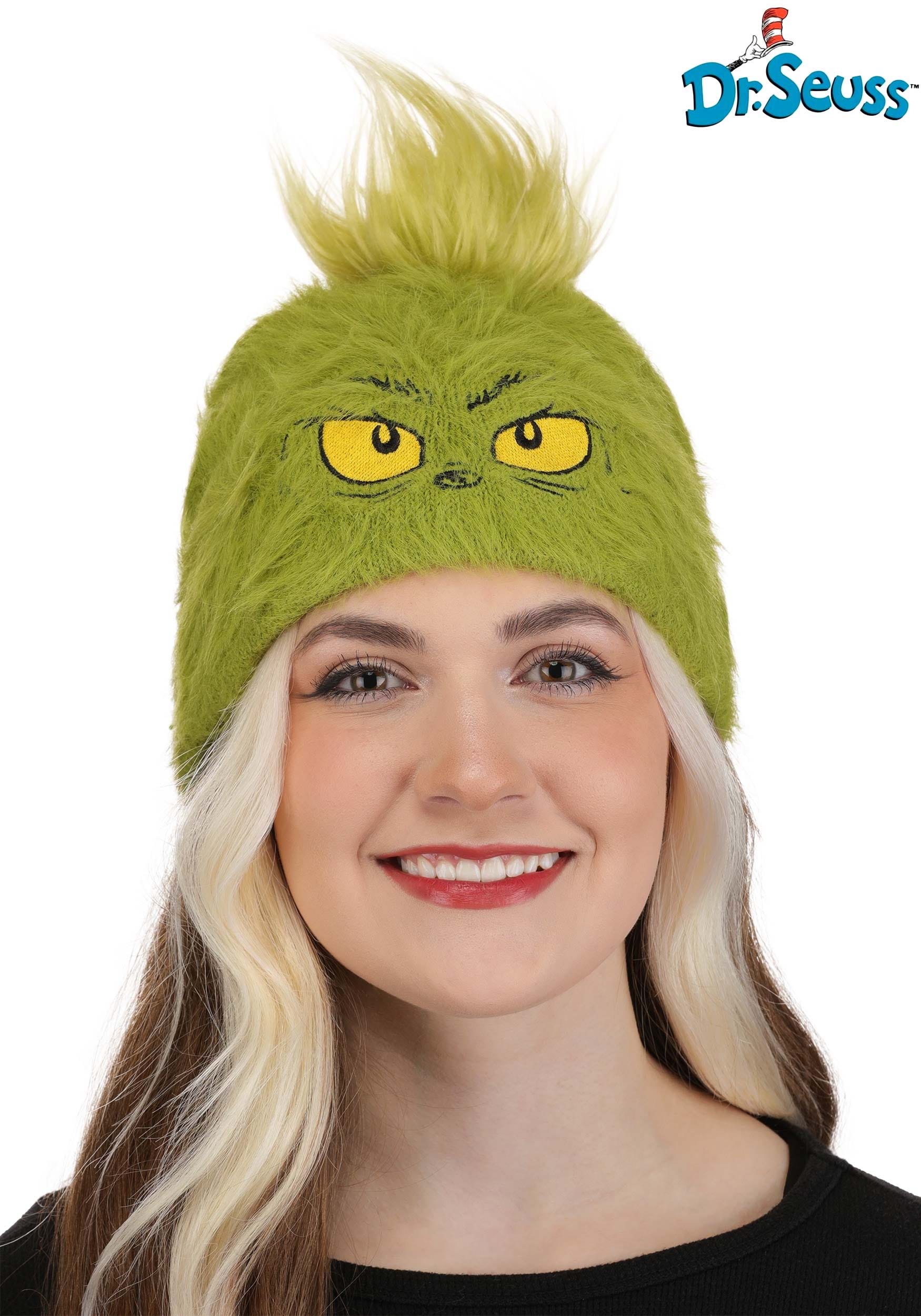 Adult Dr. Seuss Grinch Fuzzy Beanie