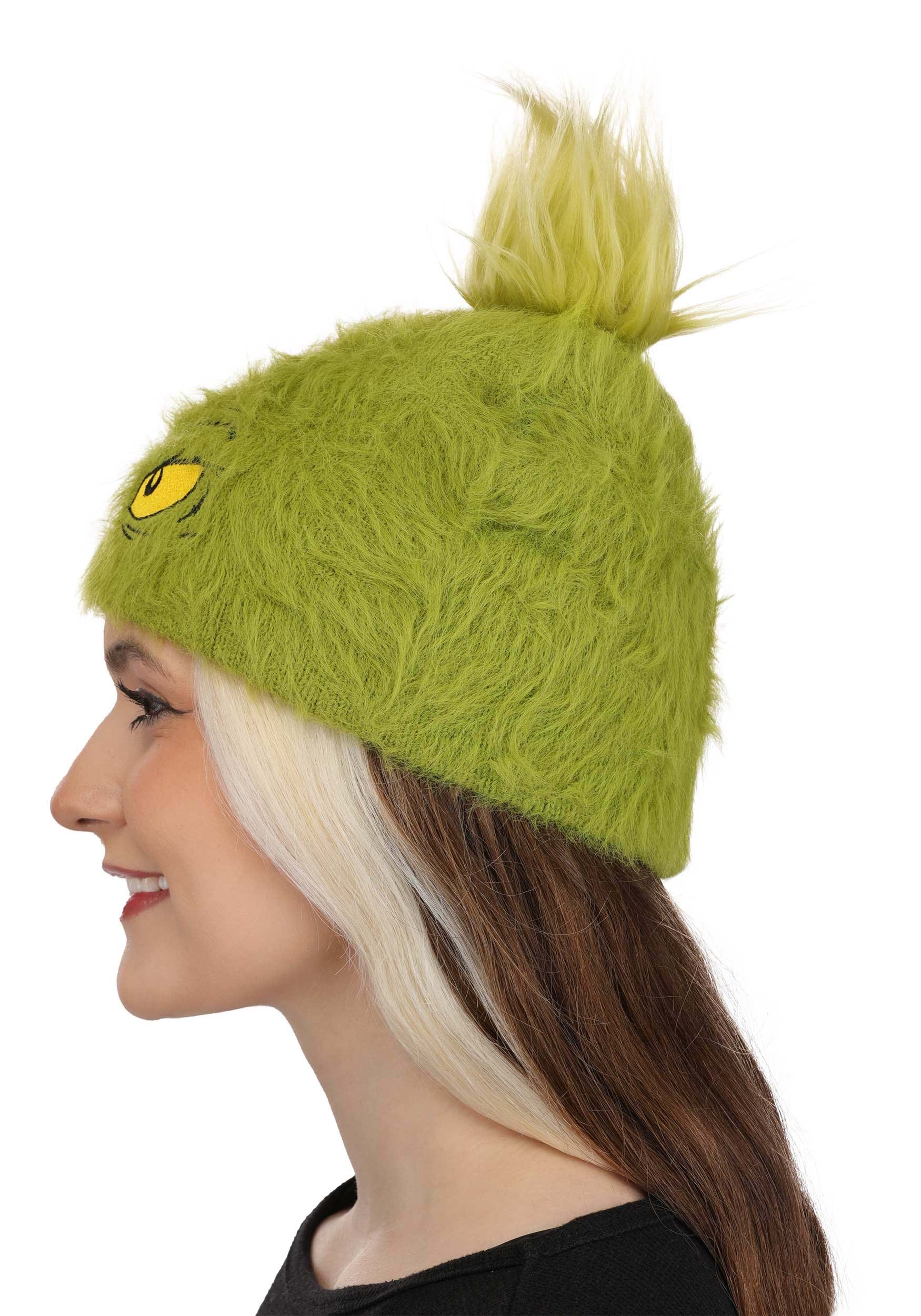 Adult Dr. Seuss Grinch Fuzzy Beanie