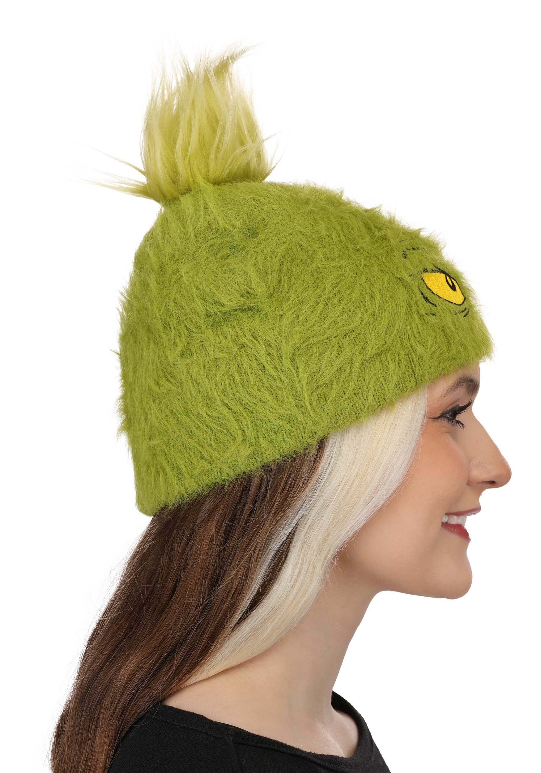 Adult Dr. Seuss Grinch Fuzzy Beanie
