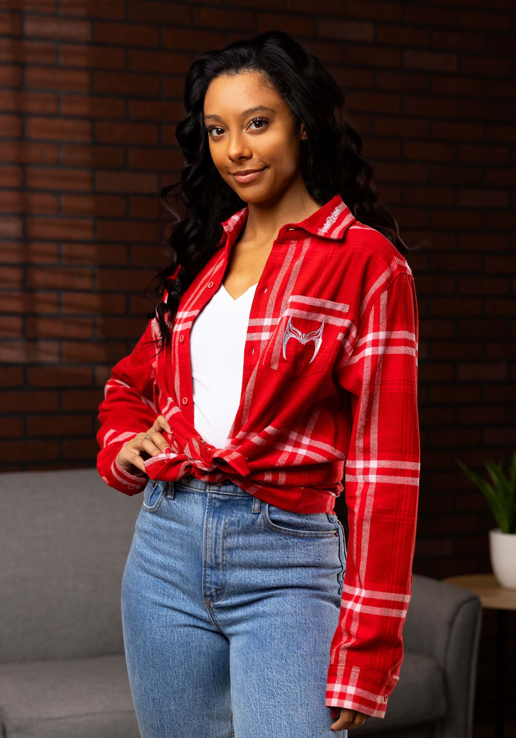 Cakeworthy Marvel Scarlett Witch Flannel for Adults