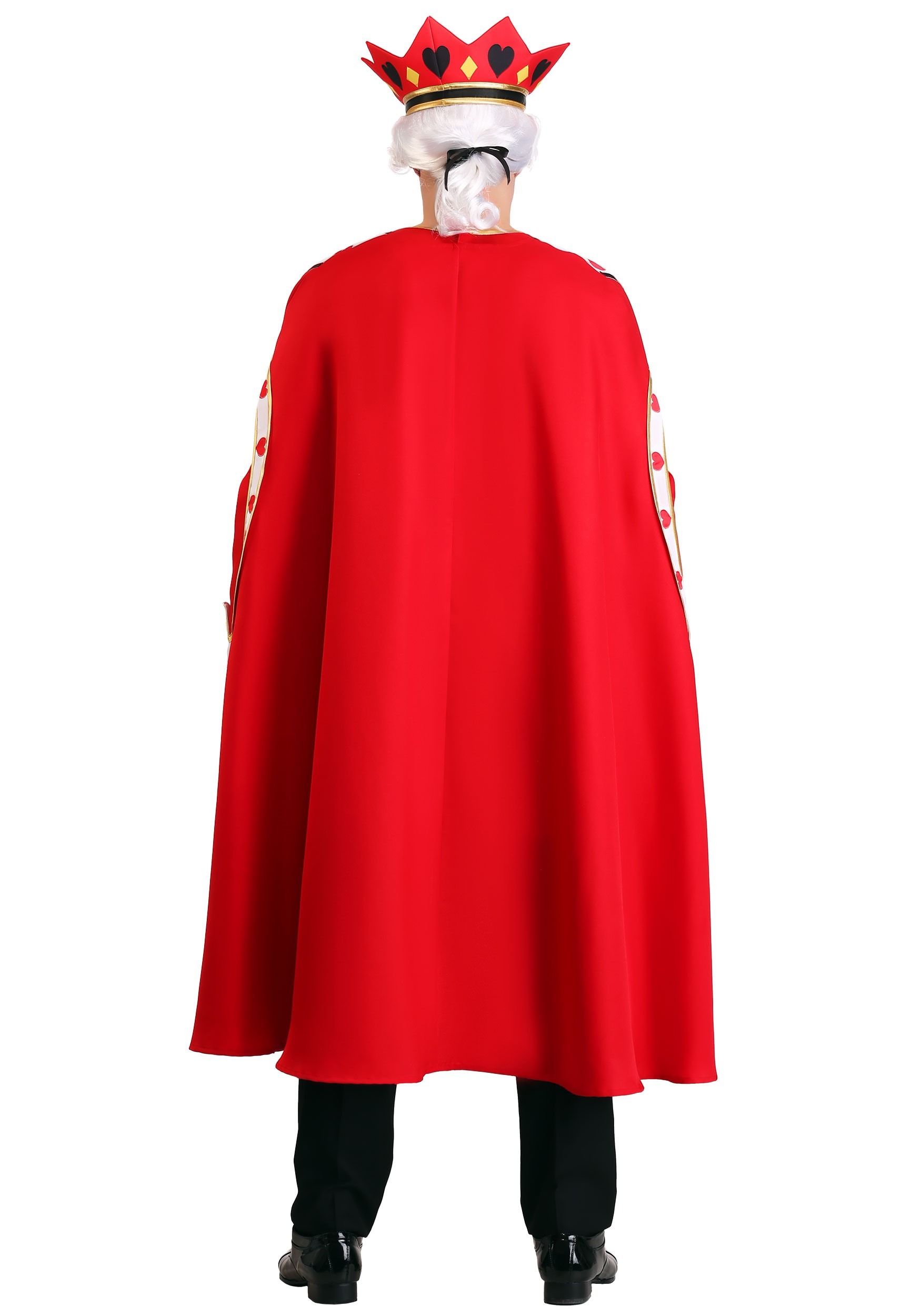 Men's King of Hearts Halloween Costume 2 Men's King of Hearts Halloween Costume